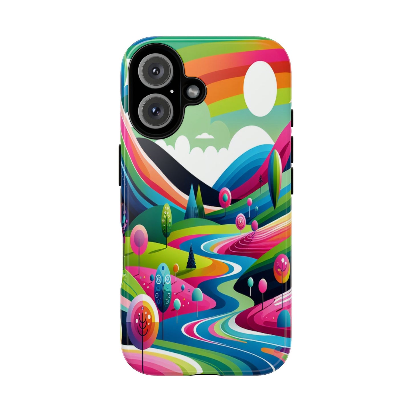 Colorful Landscape Journey - Phone Case