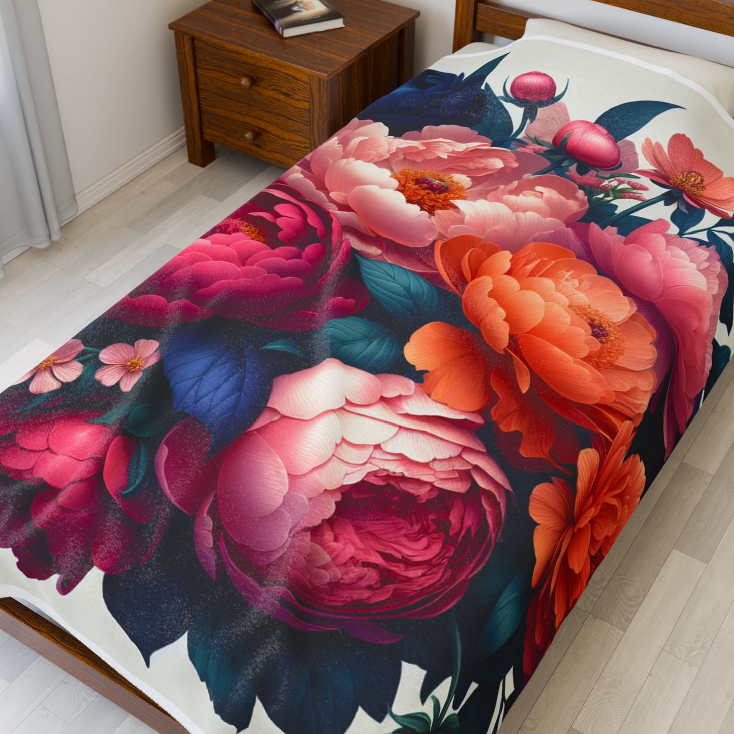 Bountiful Blossoms - Plush Blanket