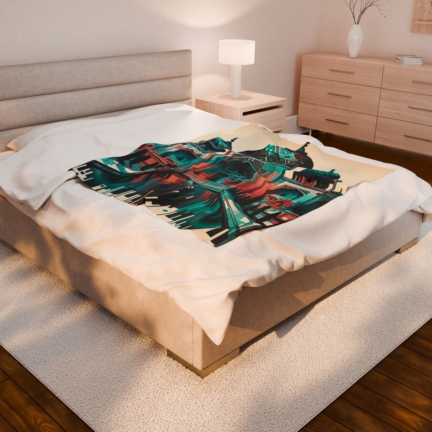 Timeless Architecture Vision - Plush Blanket