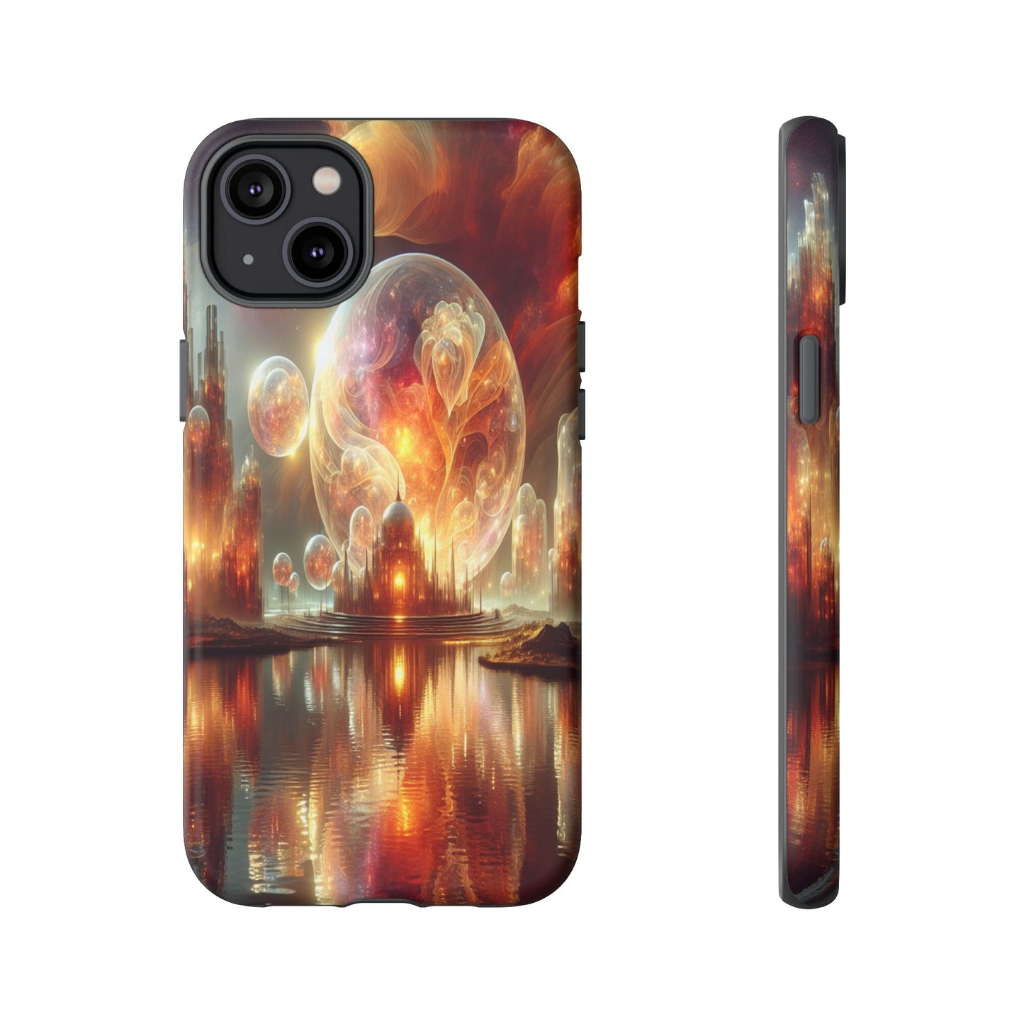 Protective Celestial Dreamscape Iphone Case Compatible With Iphone 16 15 14 - Phone Cover