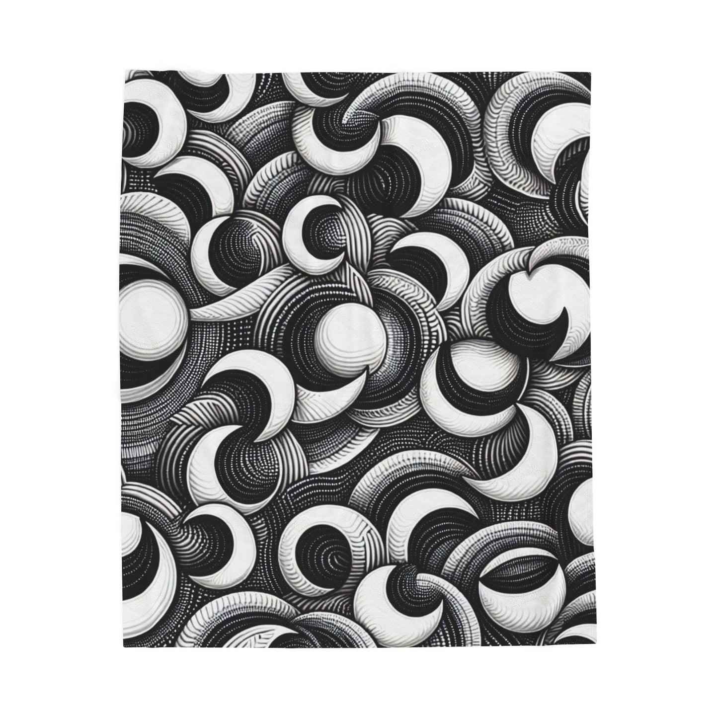 Circular Flow - Plush Blanket