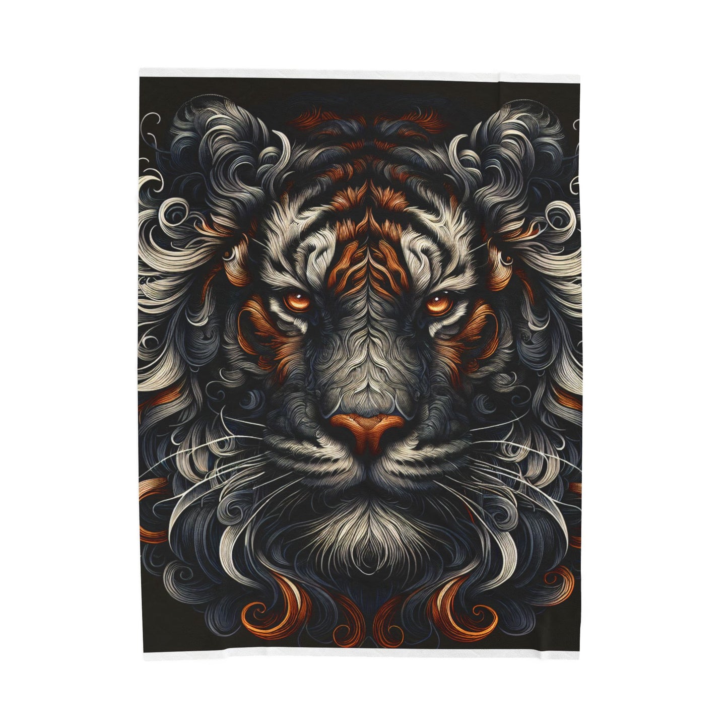 Fierce Tiger Majesty - Plush Blanket