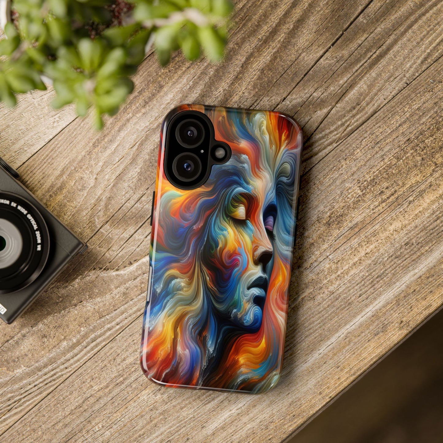 Custom Protective Whirlwind of Colors Iphone Case Compatible With Iphone 16 15 14 - Phone Cover