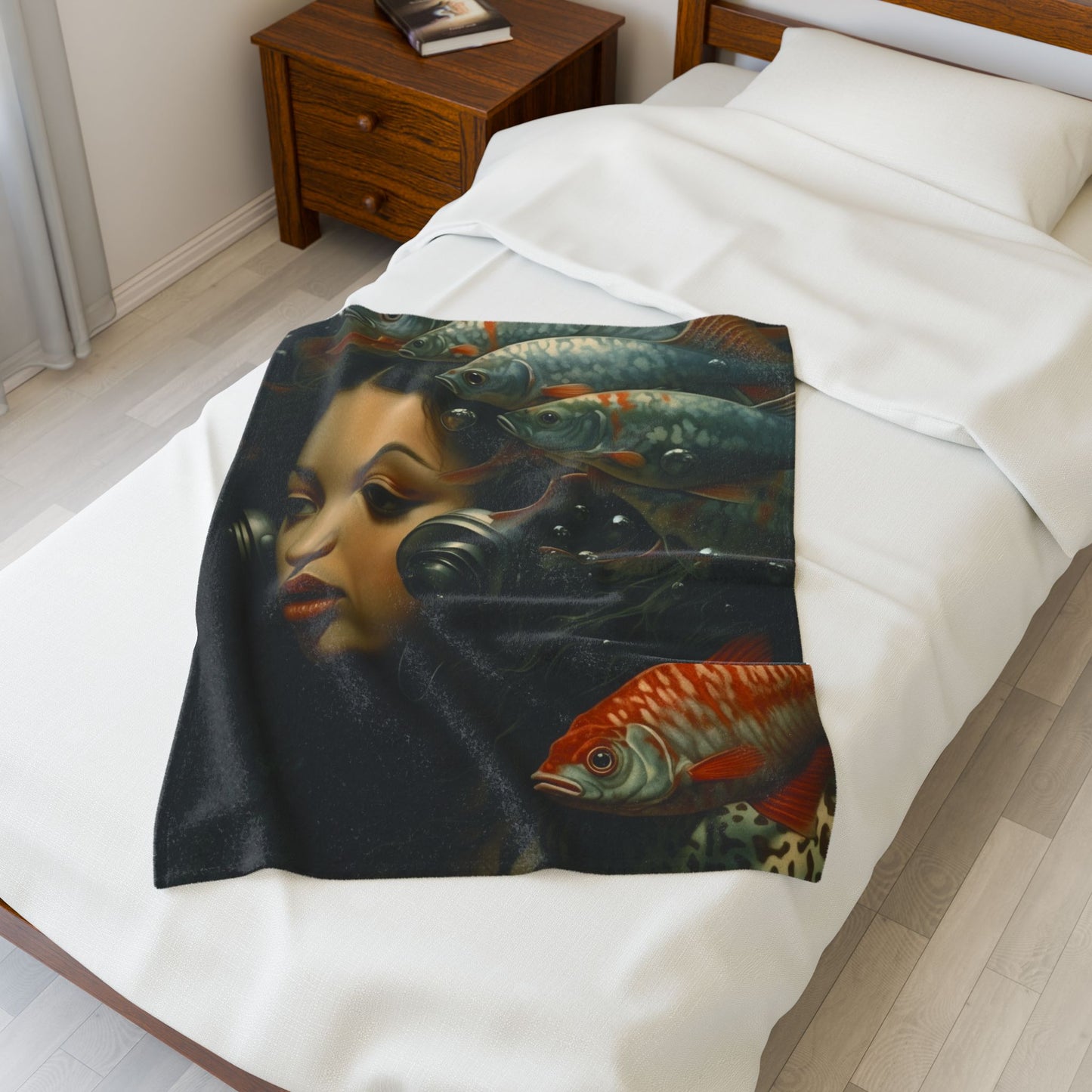 Aquatic Reverie- Plush Blanket
