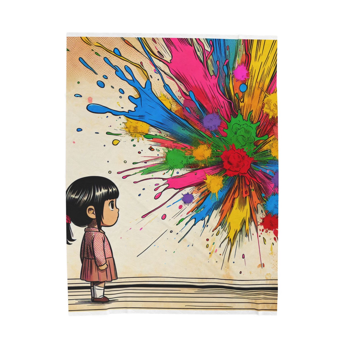 Burst of Imagination - Plush Blanket