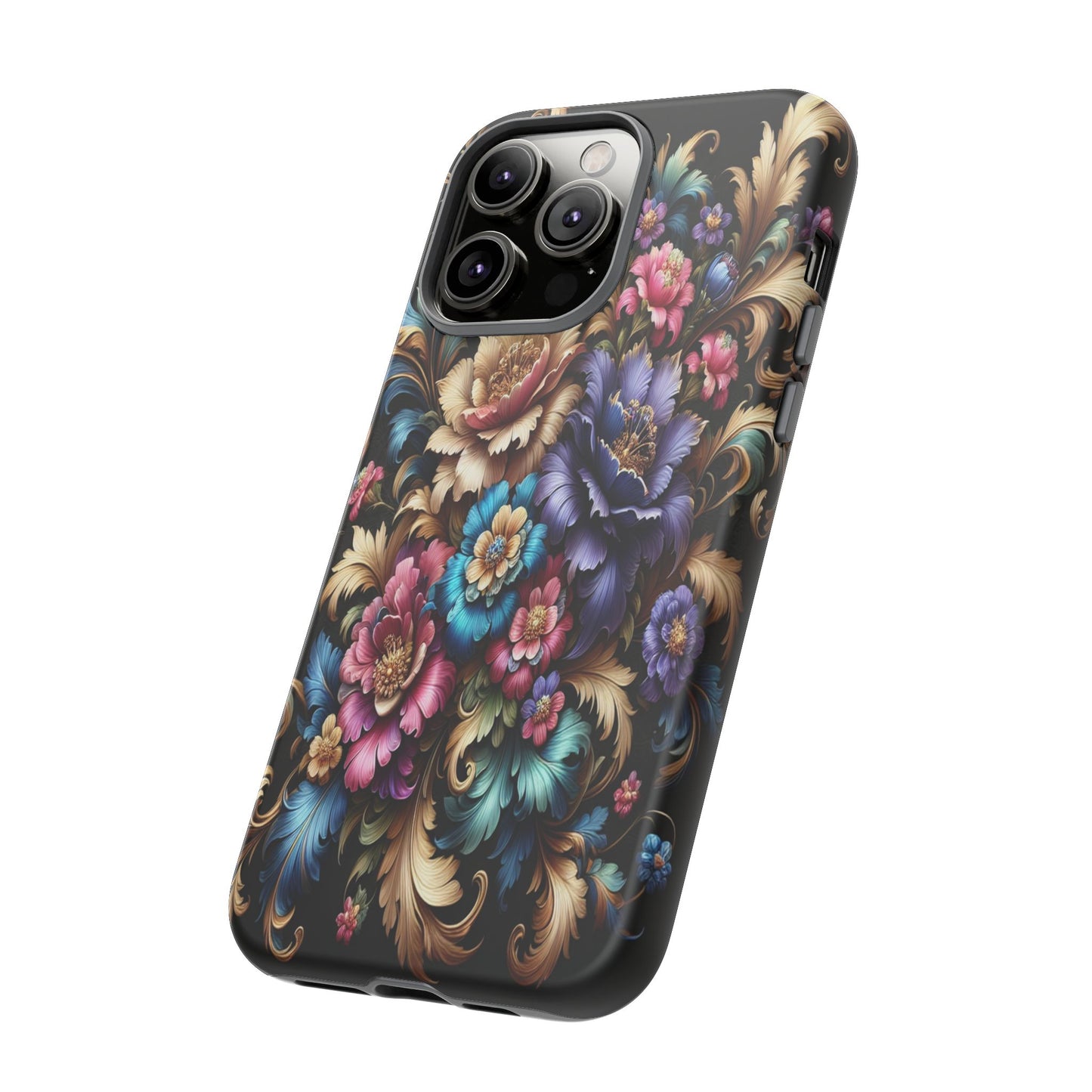 Custom ProtectiveFloral RadianceIphone Case Compatible With Iphone 16 15 14 - Phone Cover
