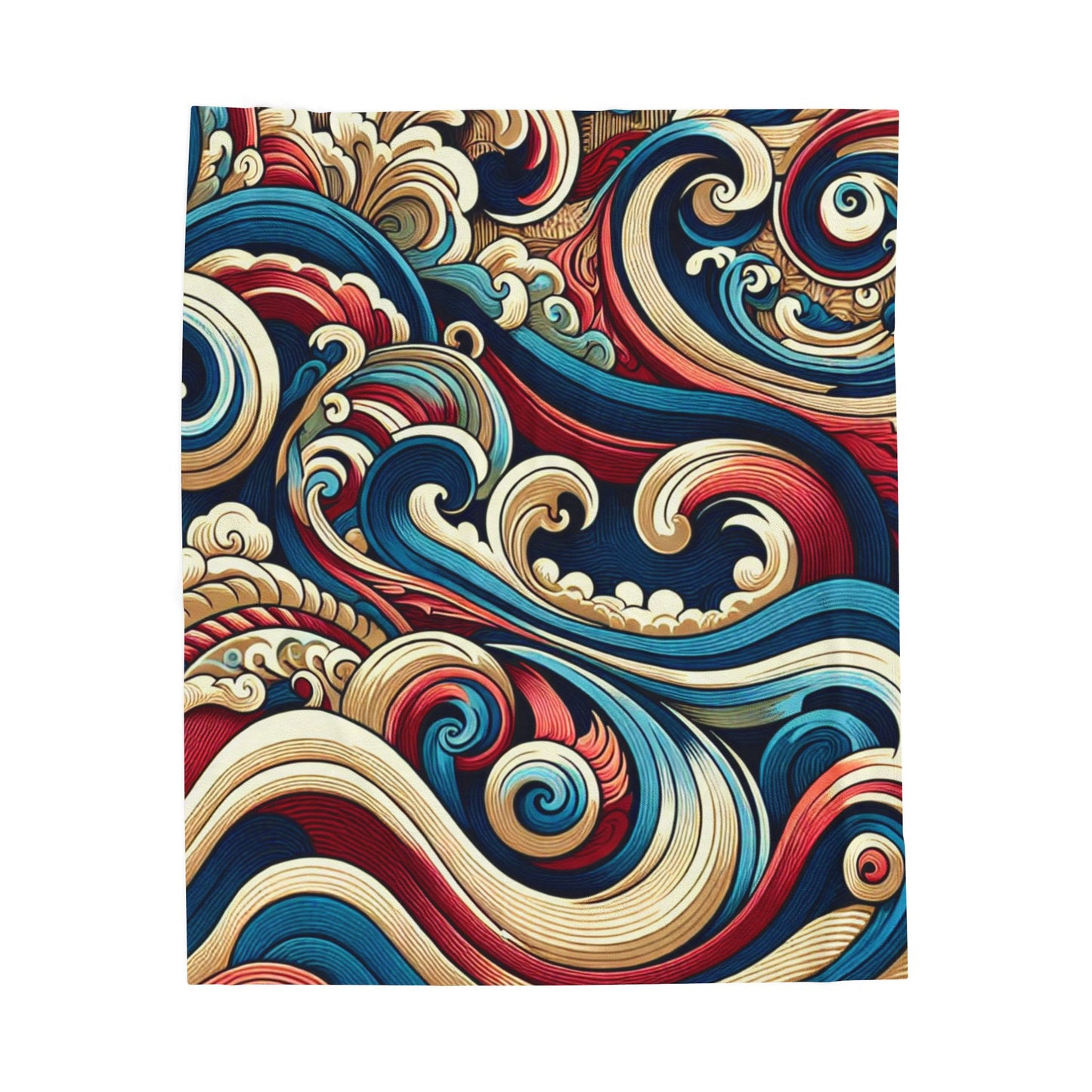 Swirling Currents of Creativity - Plush Blanket
