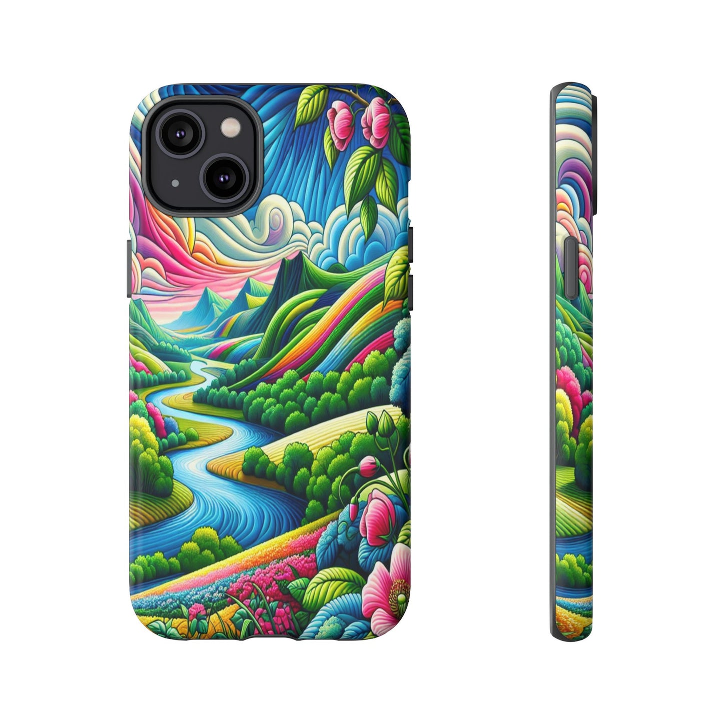 Colorful Landscape Fantasy - Phone Case