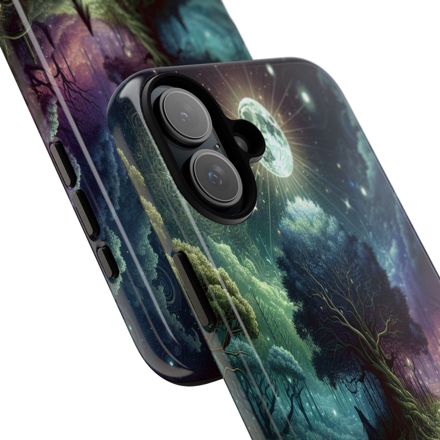 Luminous Forest Nightscape - Phone Case