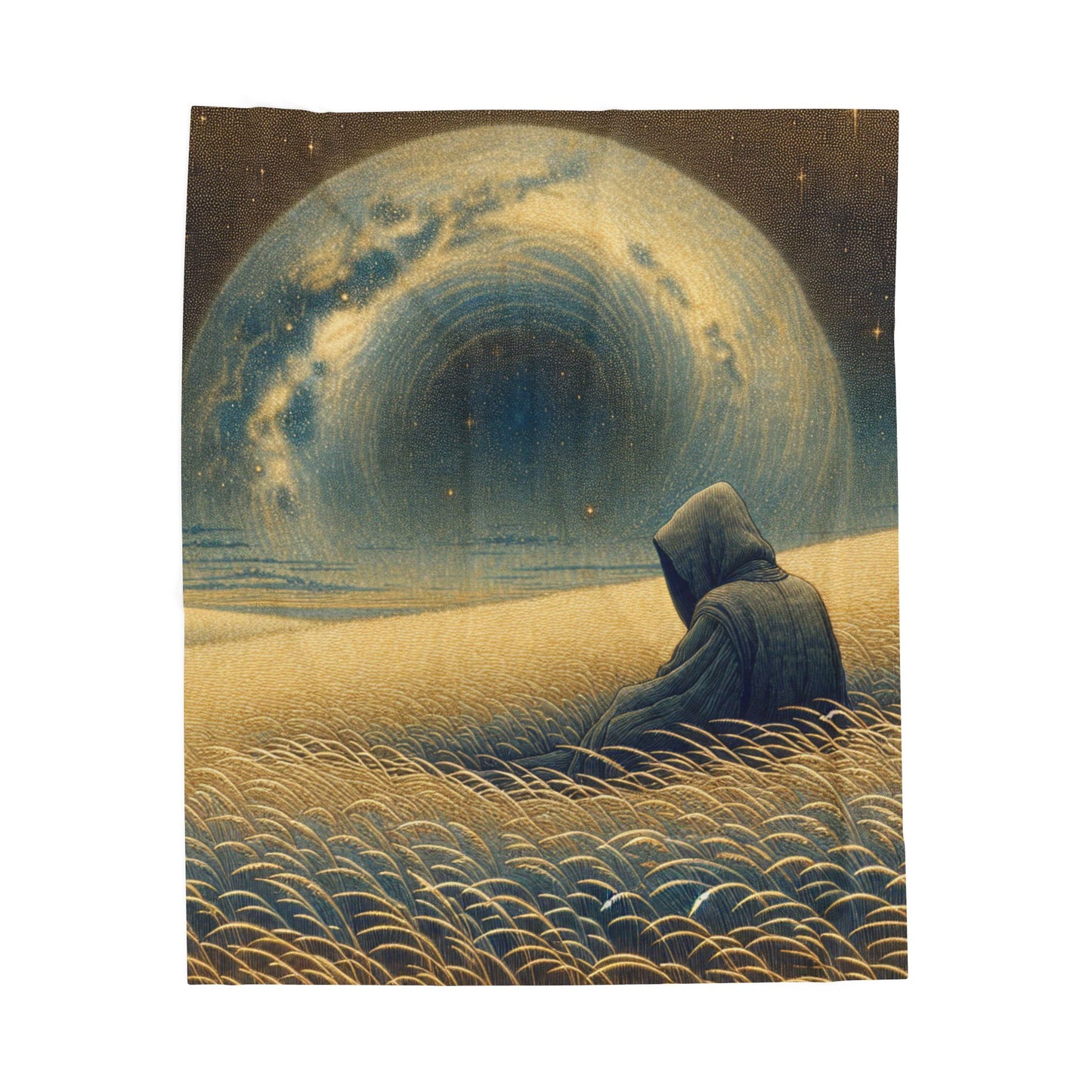 Mystical Evening Wanderer - Plush Blanket