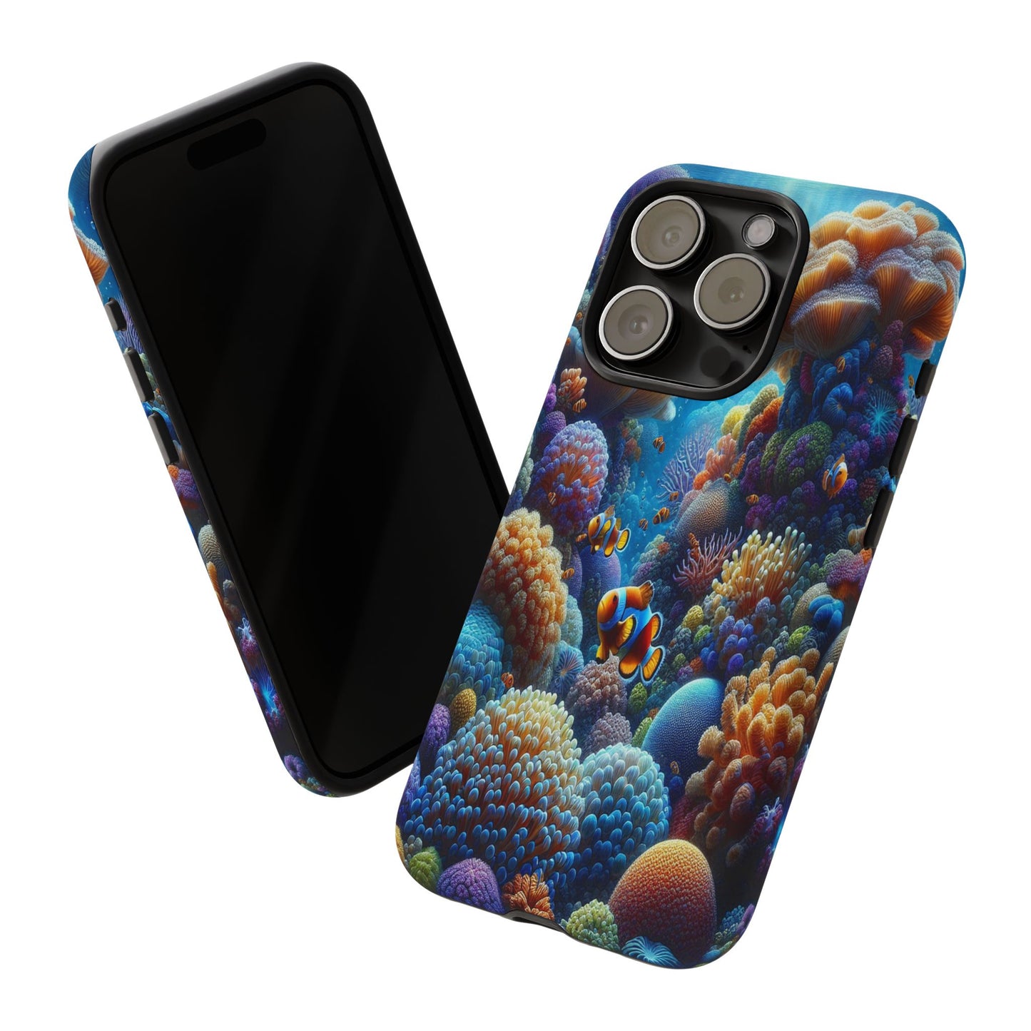 Custom ProtectiveUnderwater Paradise Alive with ColorIphone Case Compatible With Iphone 16 15 14 - Phone Cover