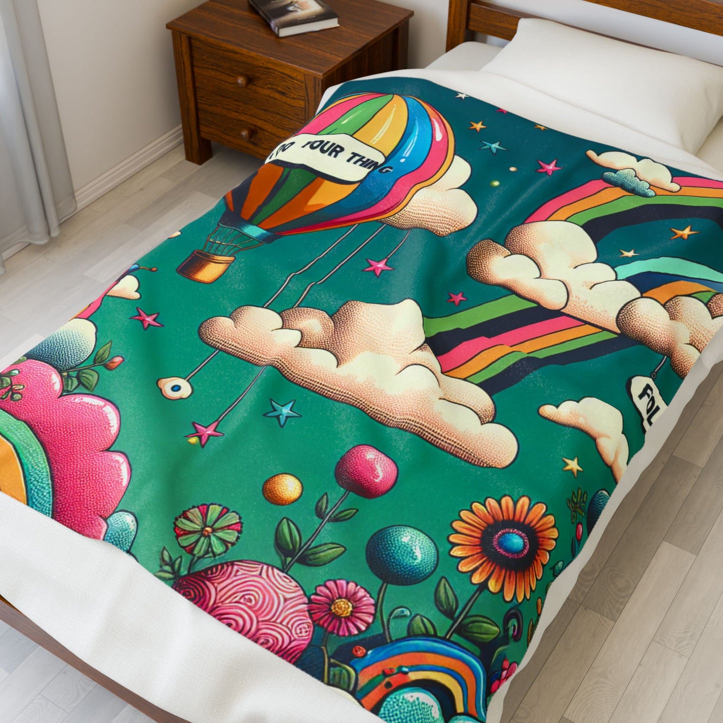 Balloon Odyssey - Plush Blanket