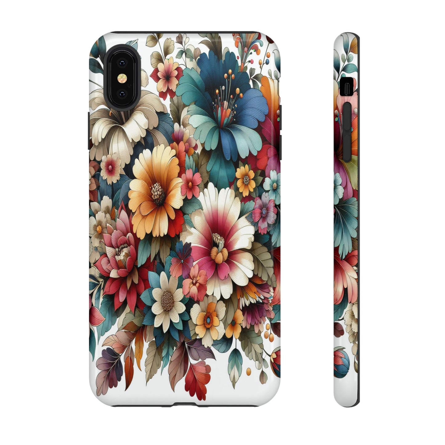 Floral Celebration in Colorful Hues - Phone Case