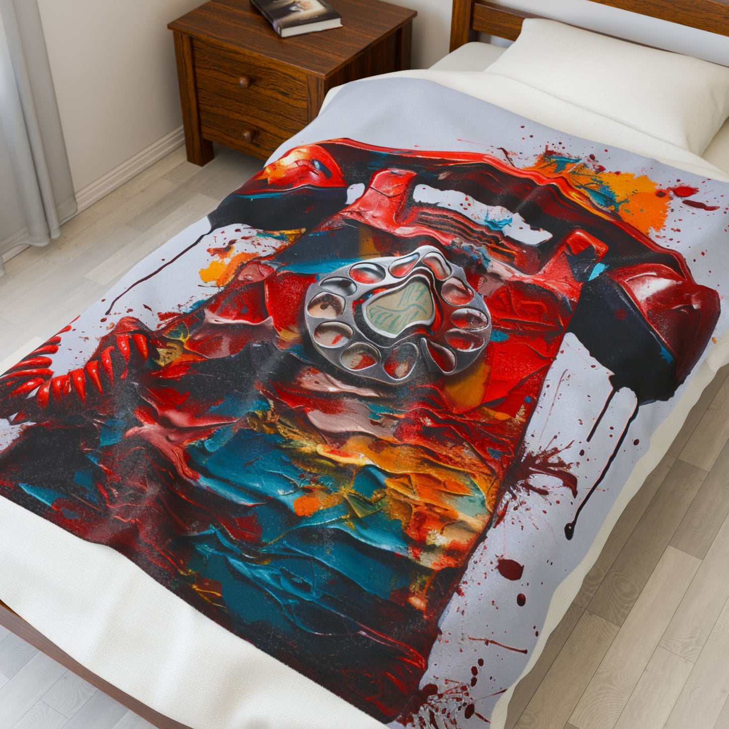 Melting Colors of Communication- Plush Blanket