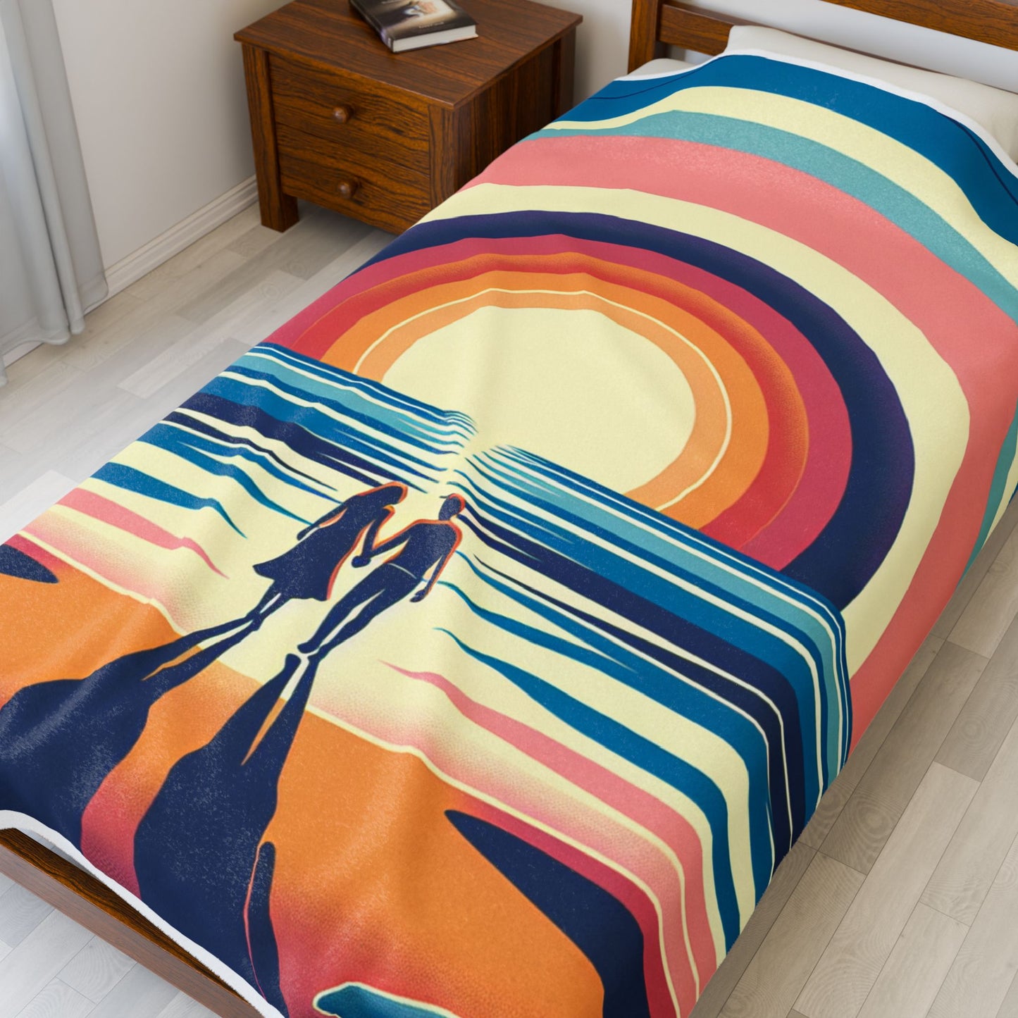 Horizon of Hues- Plush Blanket