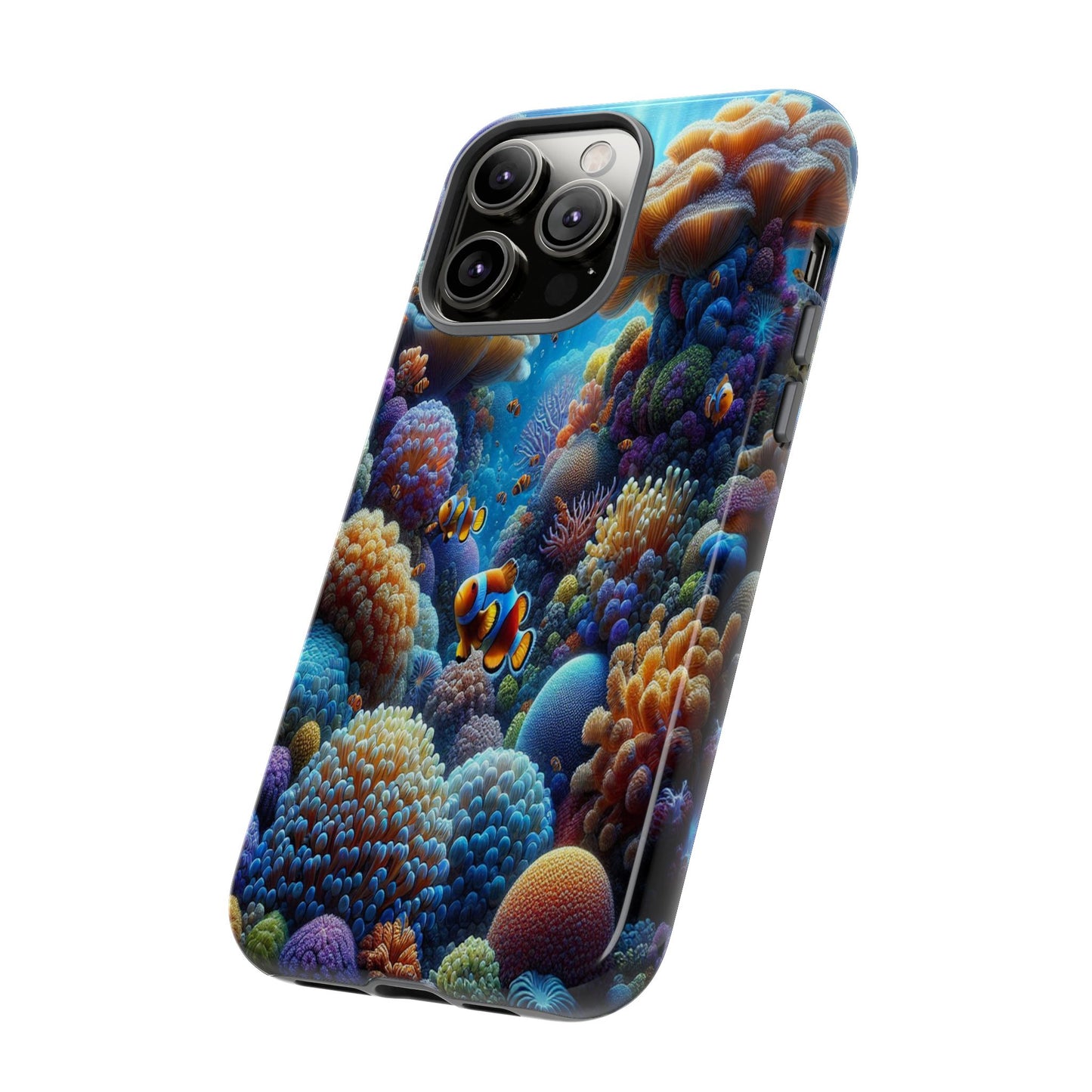 Custom ProtectiveUnderwater Paradise Alive with ColorIphone Case Compatible With Iphone 16 15 14 - Phone Cover