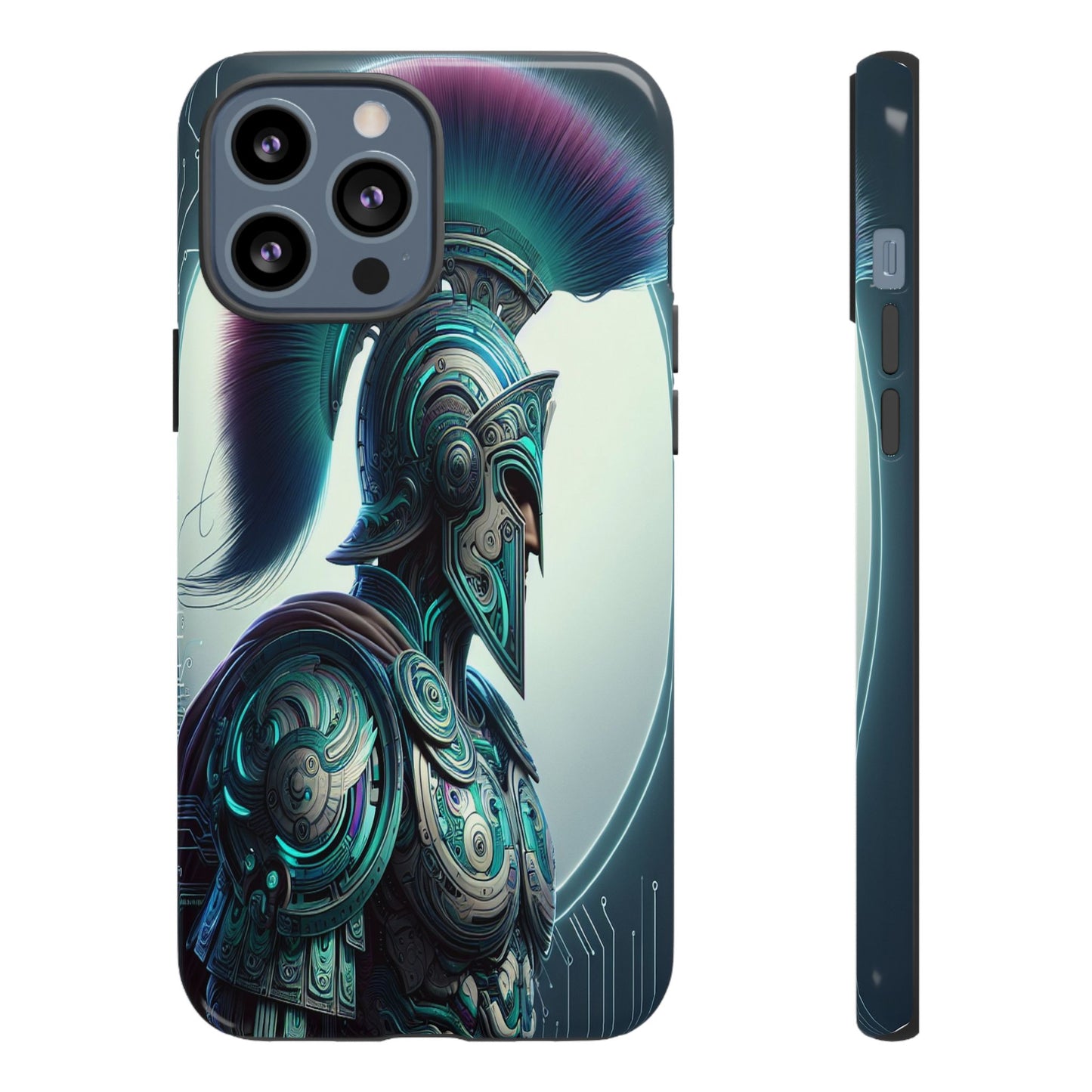 Custom ProtectiveGuardian of the Digital RealmIphone Case Compatible With Iphone 16 15 14 - Phone Cover