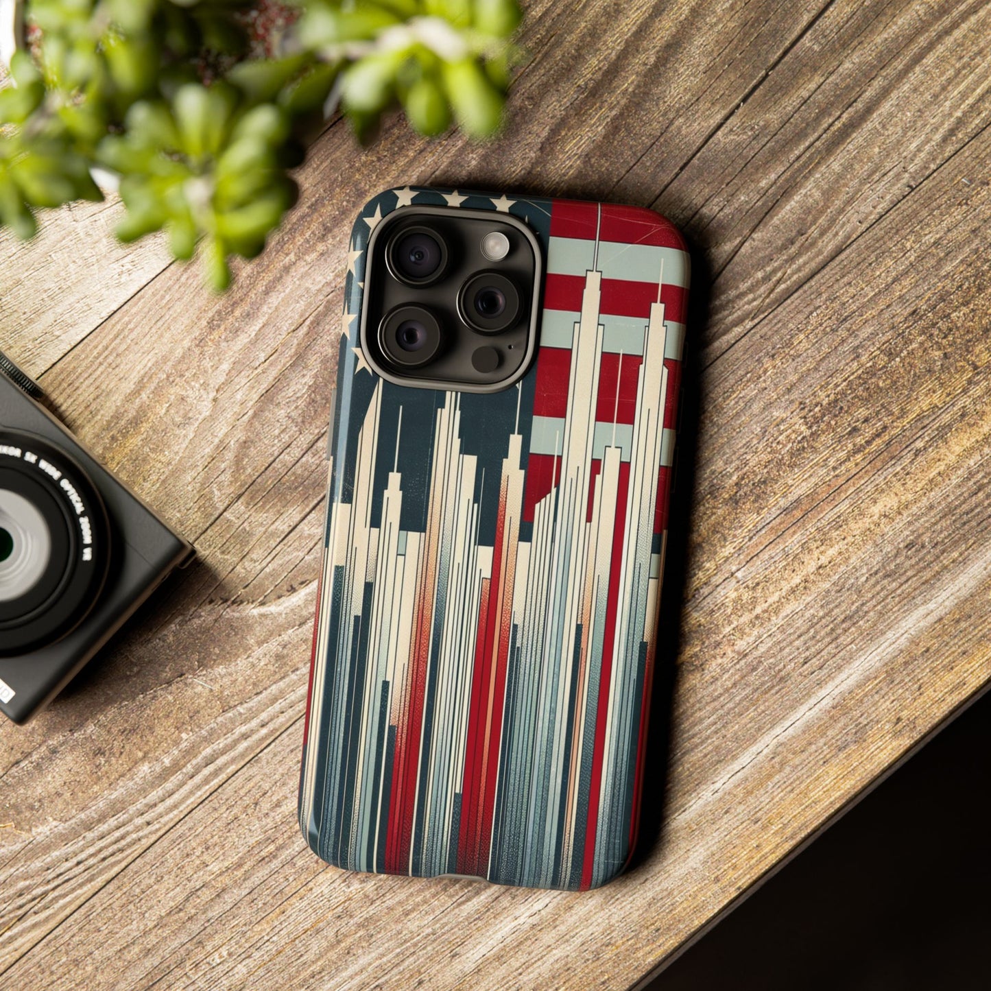 Skyline and Stars Unite - Phone Case