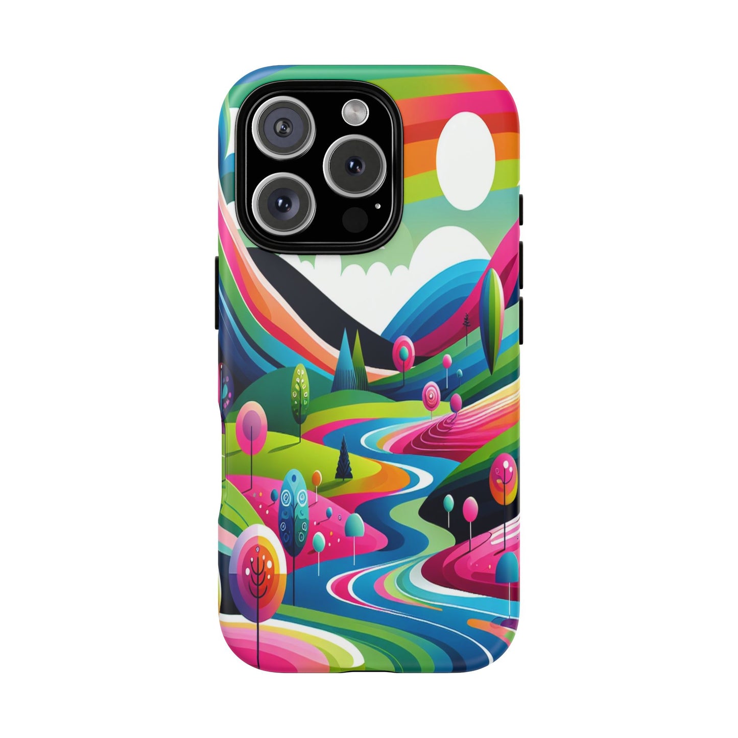 Colorful Landscape Journey - Phone Case