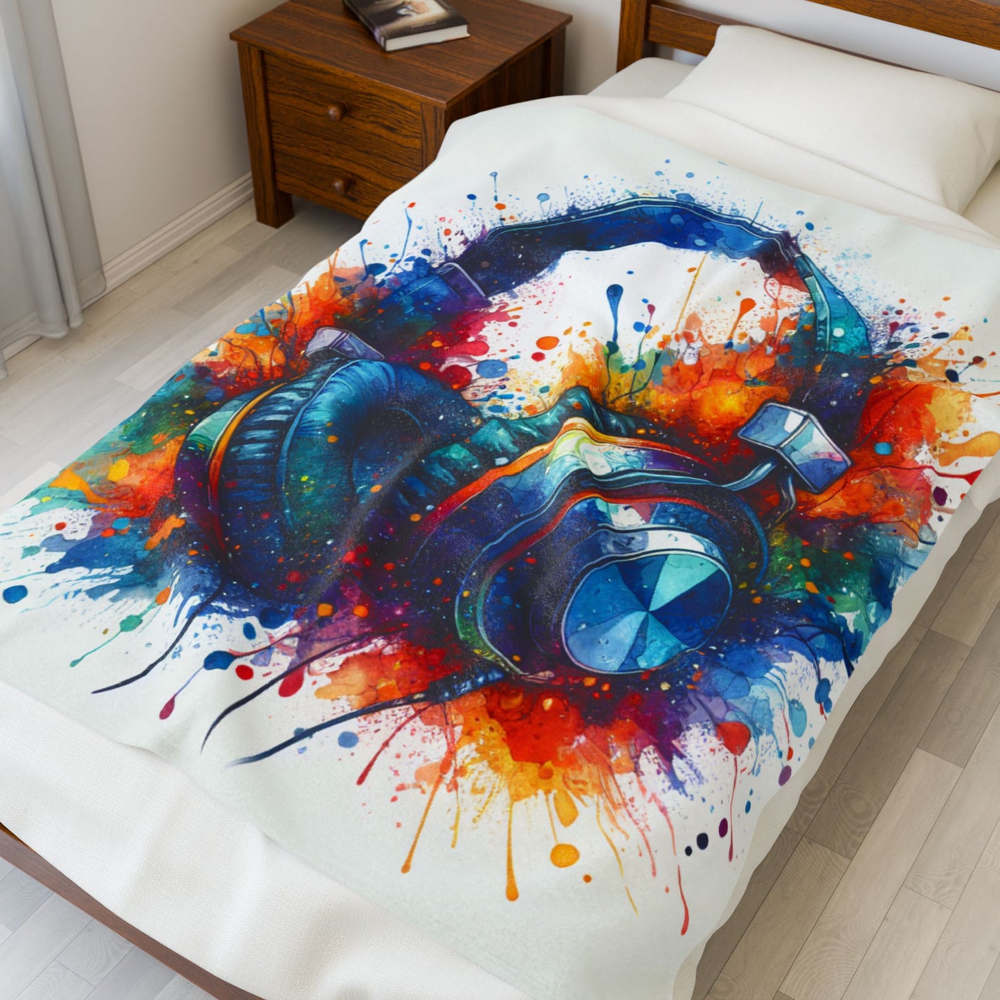 Rhythm in Splashes - Plush Blanket