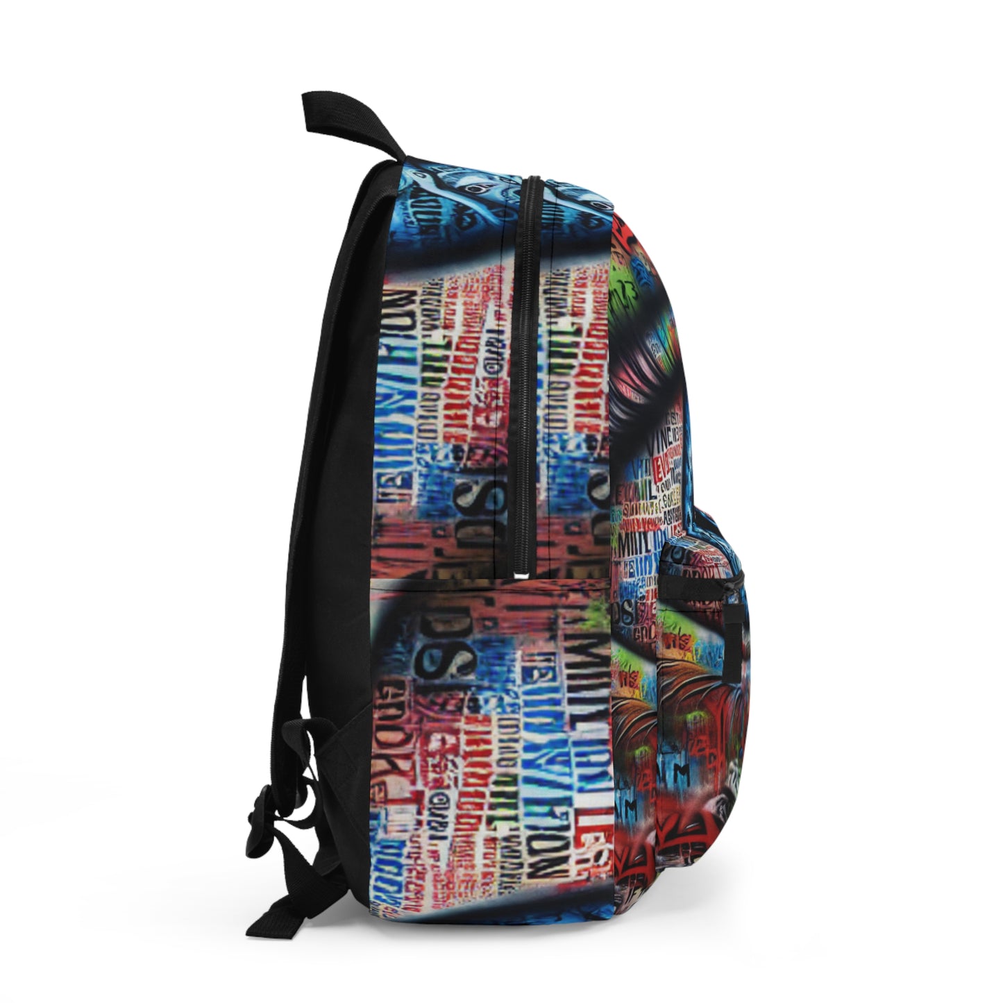 Whimsical Wall of Colors and Expressions - Backpack