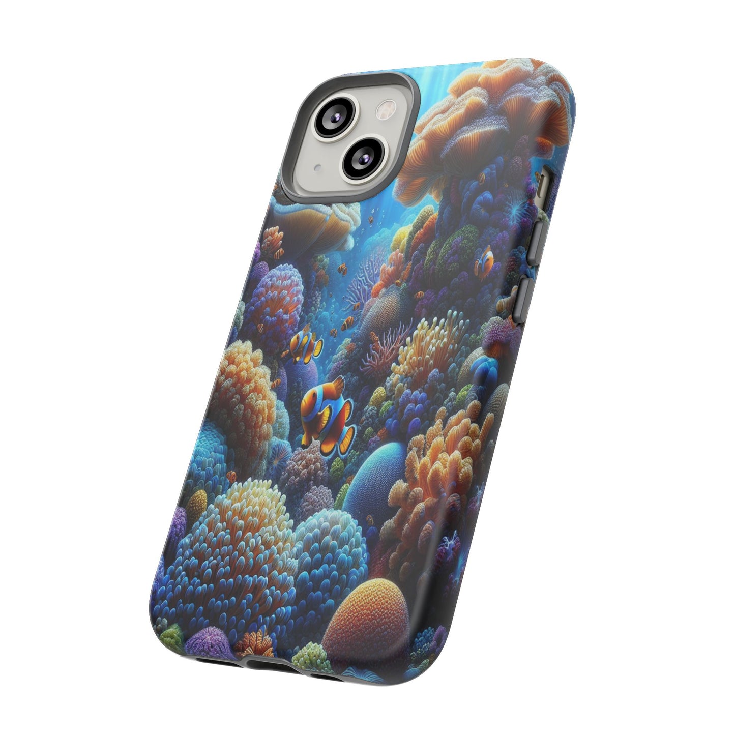 Custom ProtectiveUnderwater Paradise Alive with ColorIphone Case Compatible With Iphone 16 15 14 - Phone Cover
