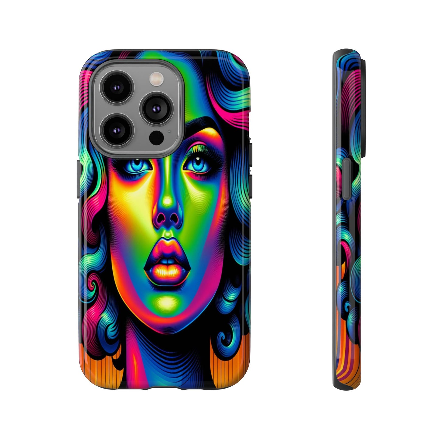 Custom Protective Spectrum Radiance Iphone Case Compatible With Iphone 16 15 14 - Phone Cover