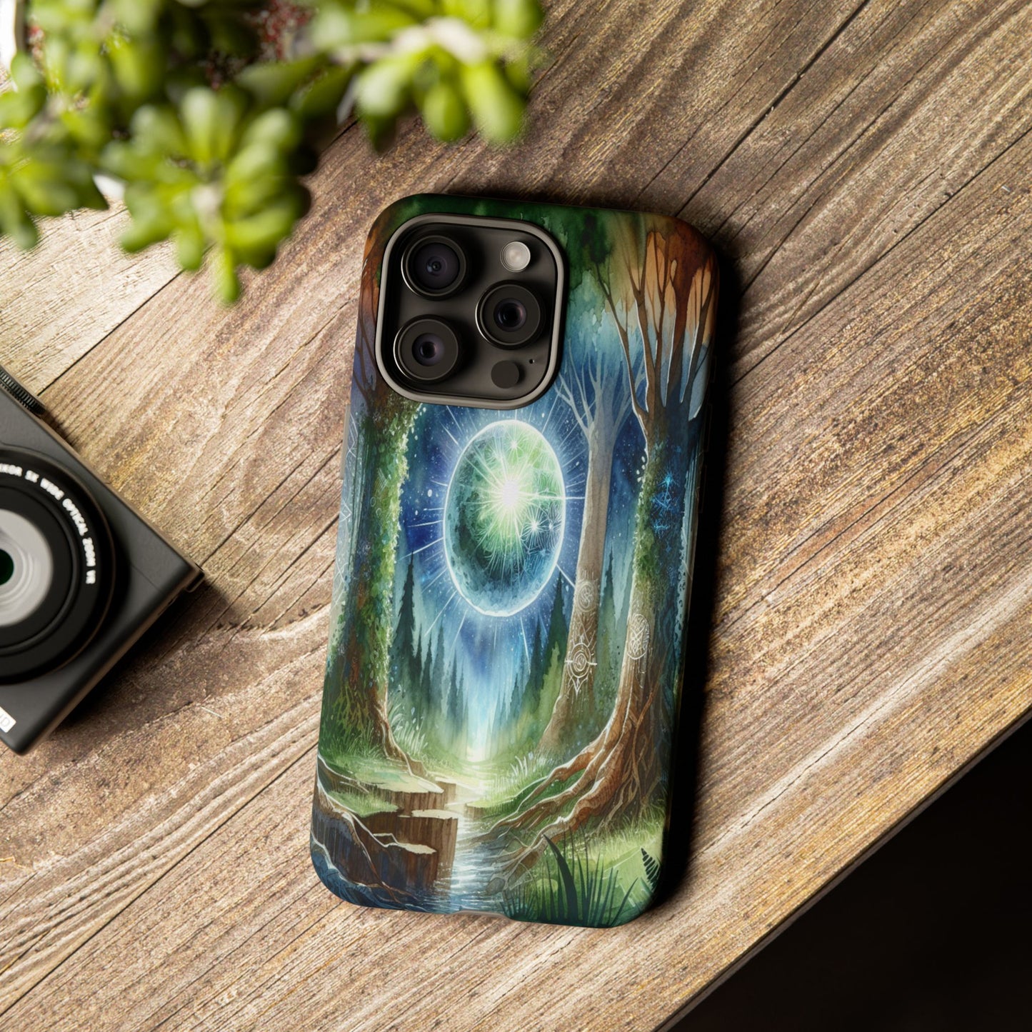 Celestial Forest Vista - Phone Case