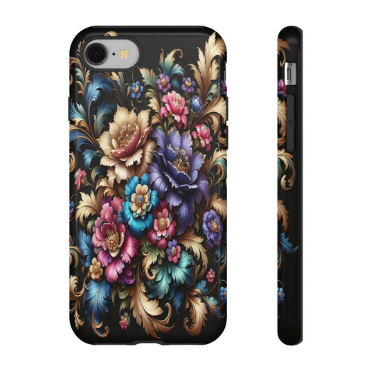 Custom ProtectiveFloral RadianceIphone Case Compatible With Iphone 16 15 14 - Phone Cover