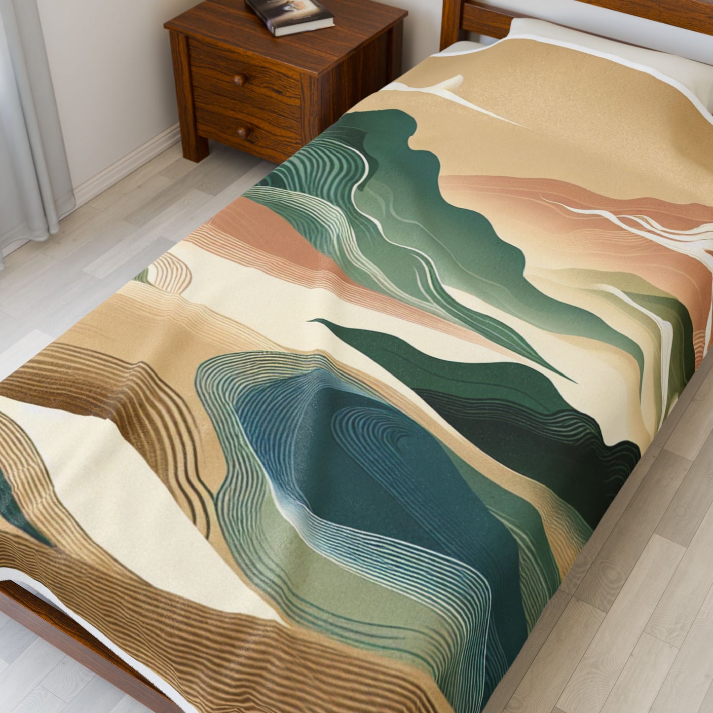 Flowing Landscapes - Plush Blanket