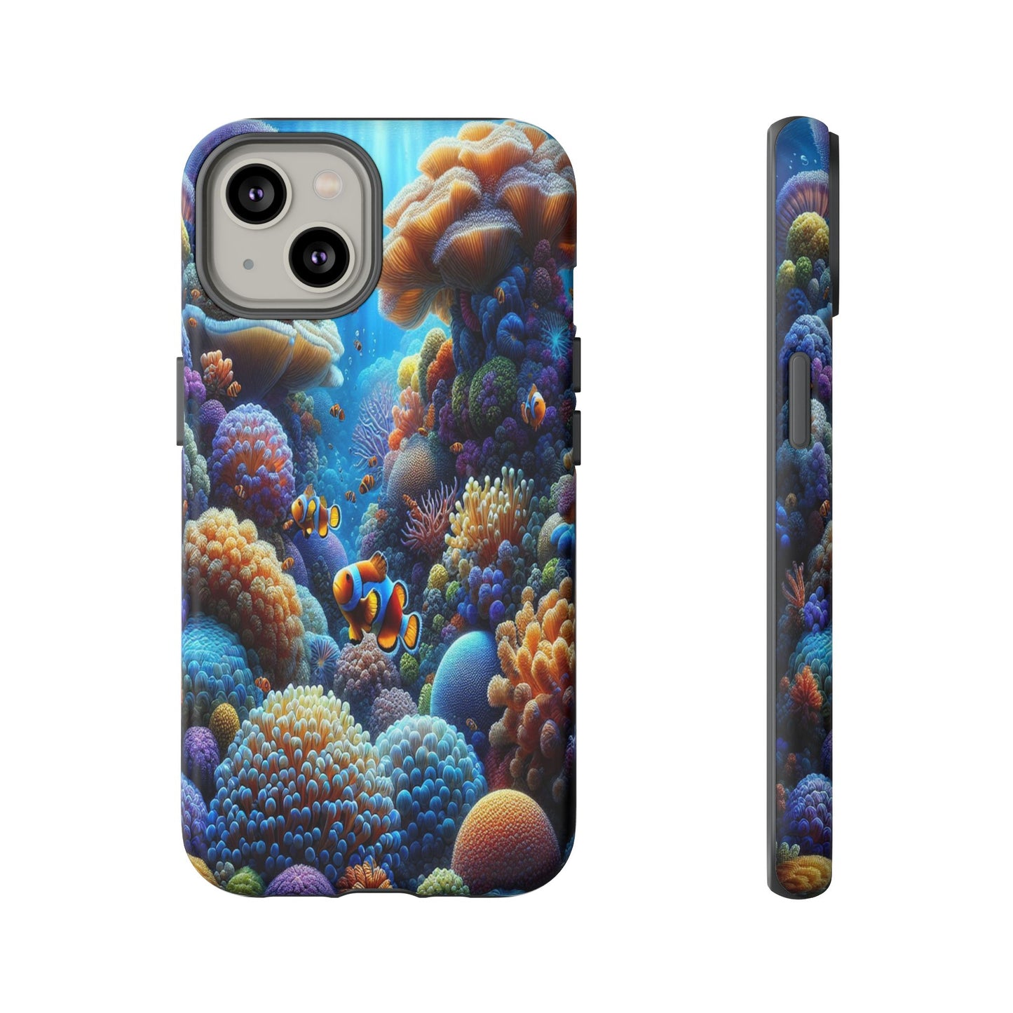 Custom ProtectiveUnderwater Paradise Alive with ColorIphone Case Compatible With Iphone 16 15 14 - Phone Cover