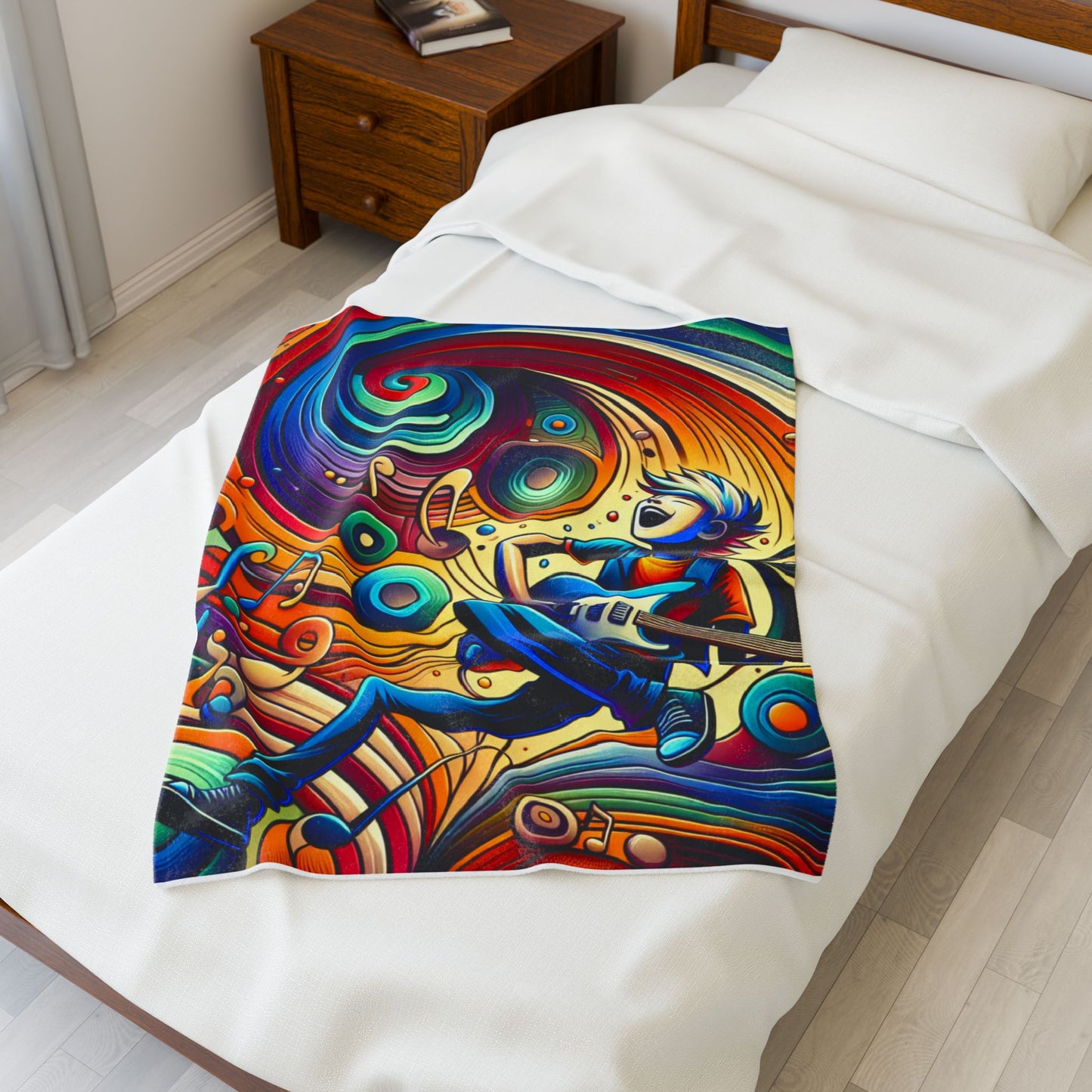 Musical Whirl - Plush Blanket