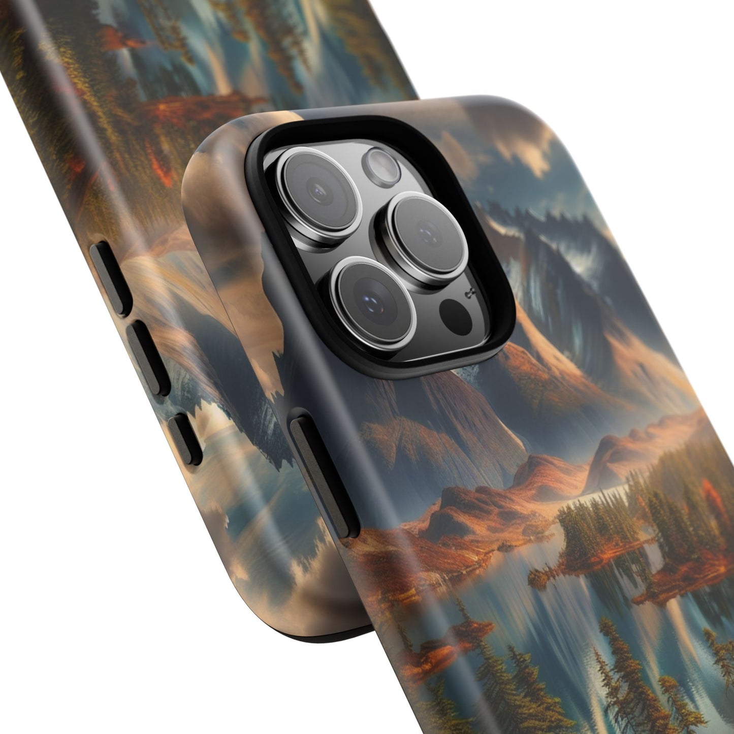 Custom ProtectiveMajestic Peaks and Tranquil WatersIphone Case Compatible With Iphone 16 15 14 - Phone Cover