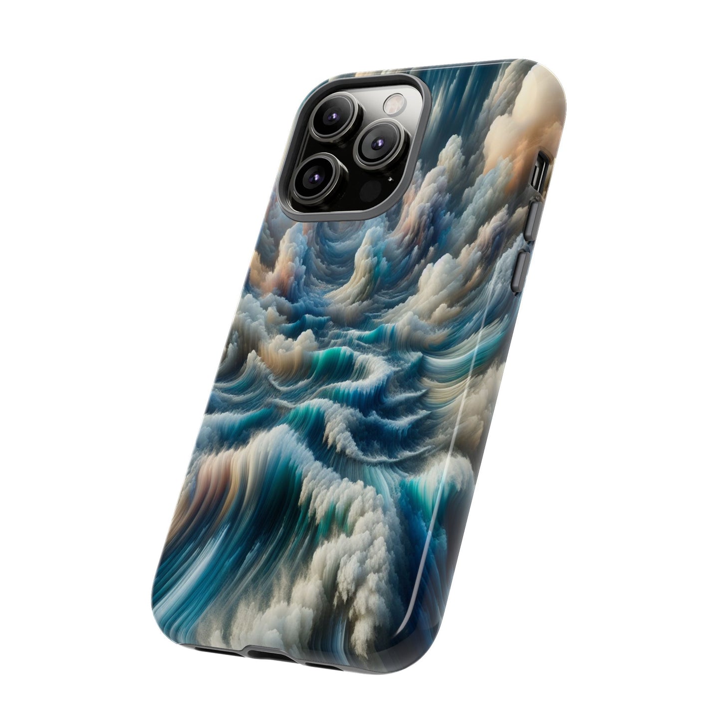 Waves of Clouded Light - Phone Case