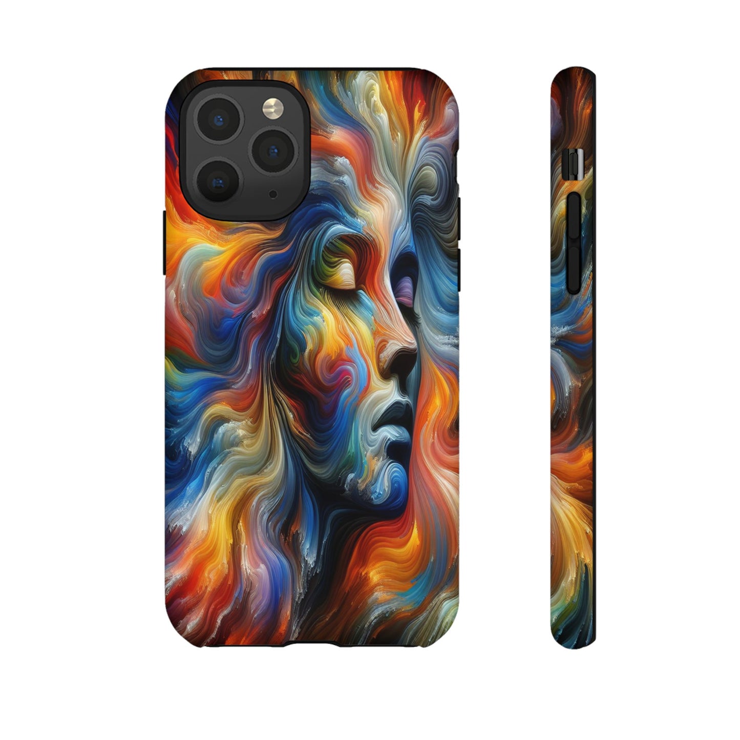 Custom Protective Whirlwind of Colors Iphone Case Compatible With Iphone 16 15 14 - Phone Cover