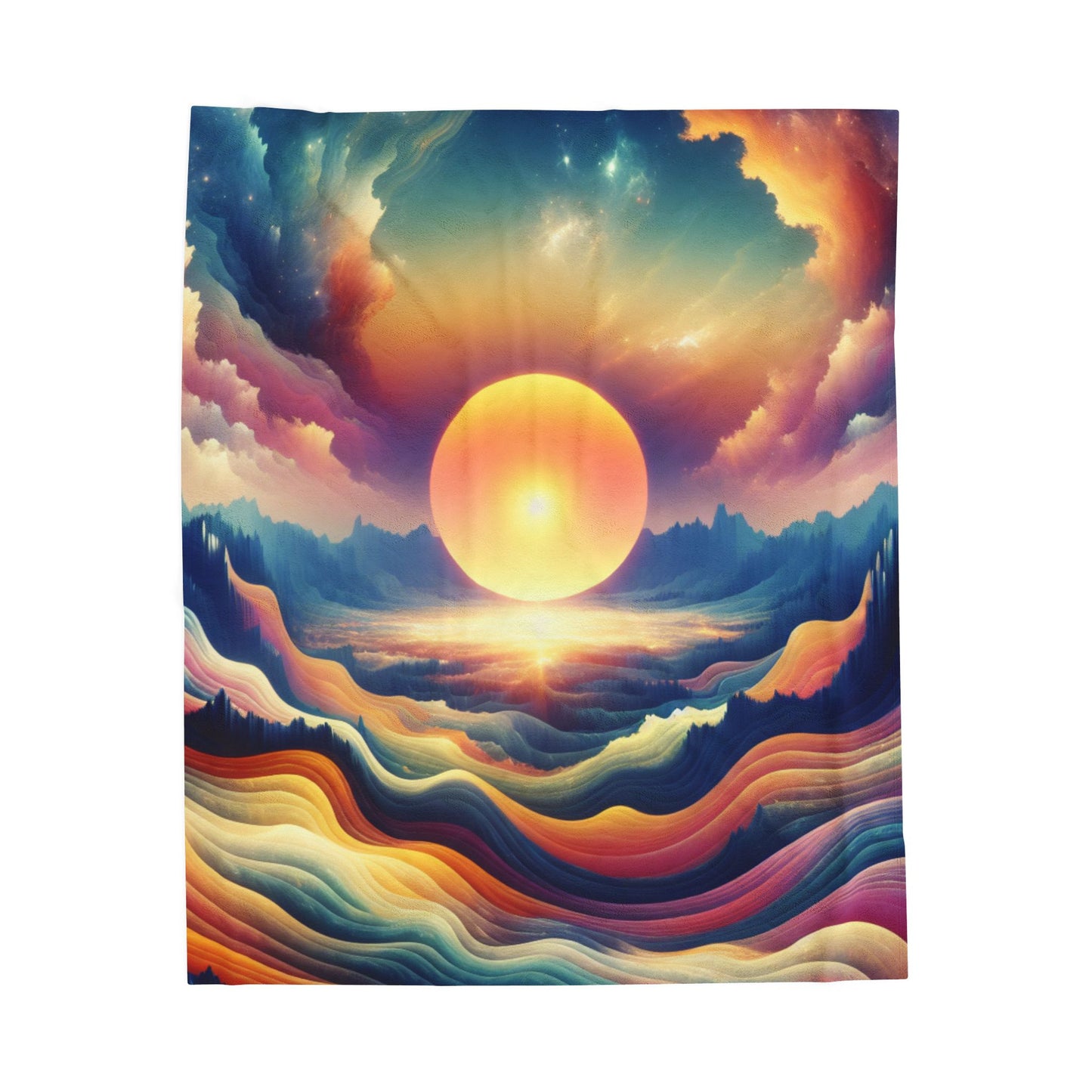 Solar Rhapsody - Plush Blanket