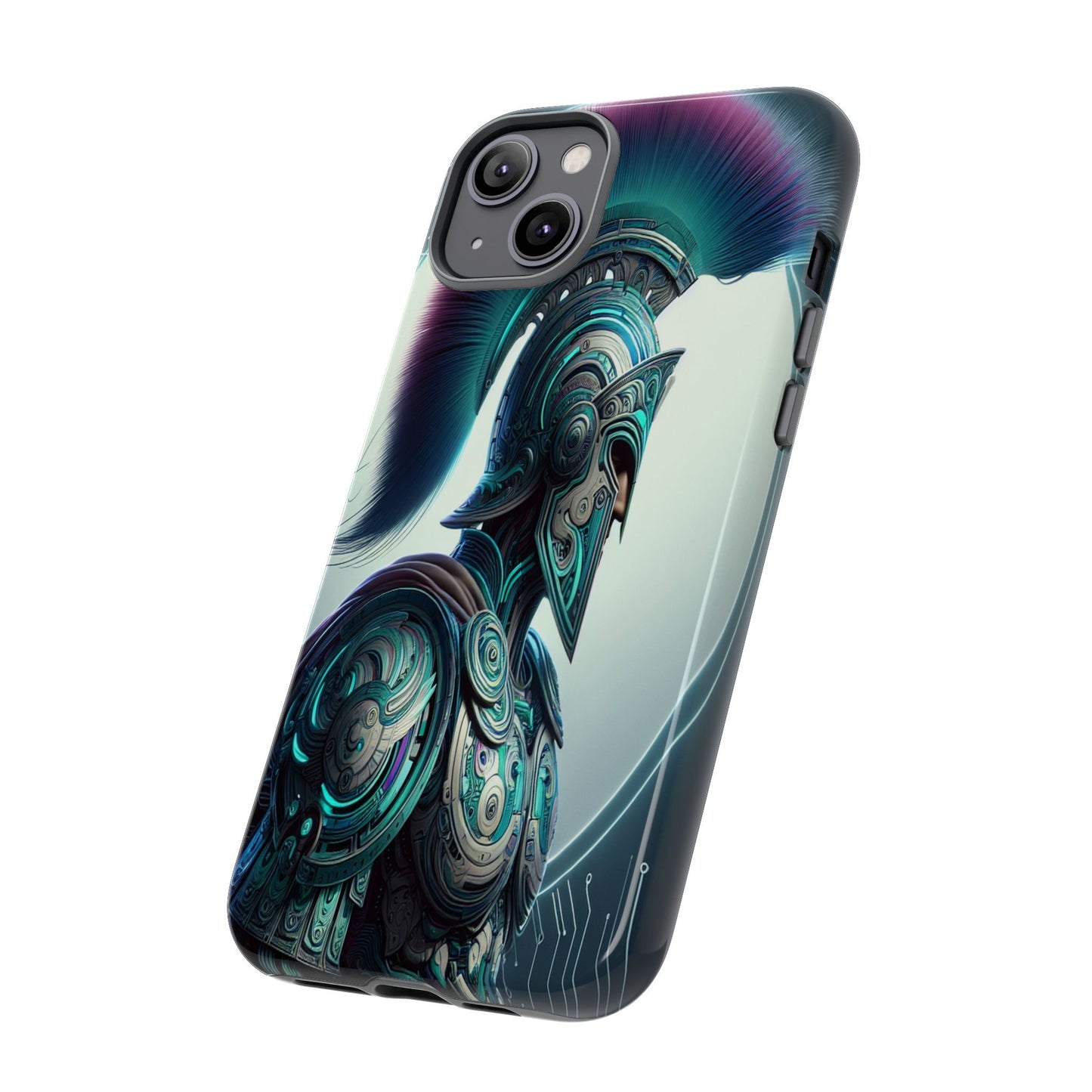 Custom ProtectiveGuardian of the Digital RealmIphone Case Compatible With Iphone 16 15 14 - Phone Cover
