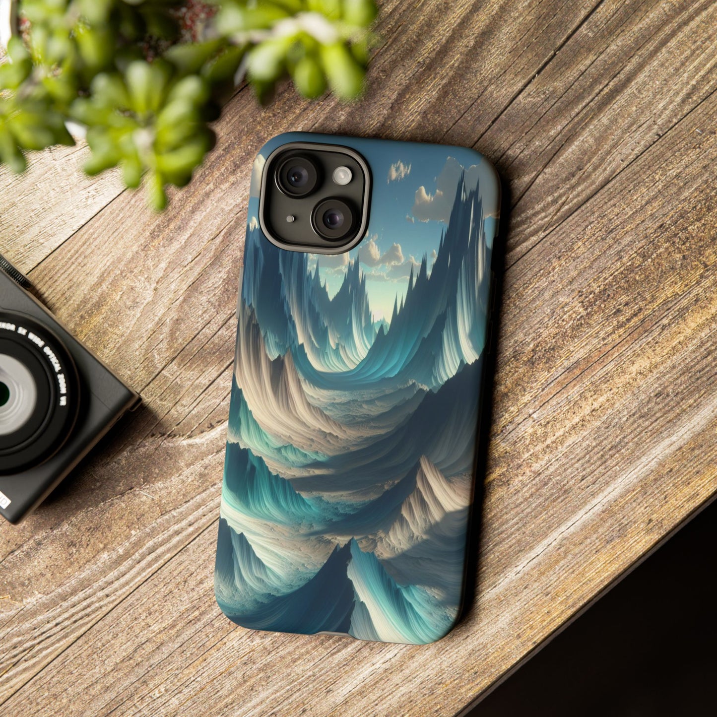 Whispering Peaks of Imagination - Phone Case