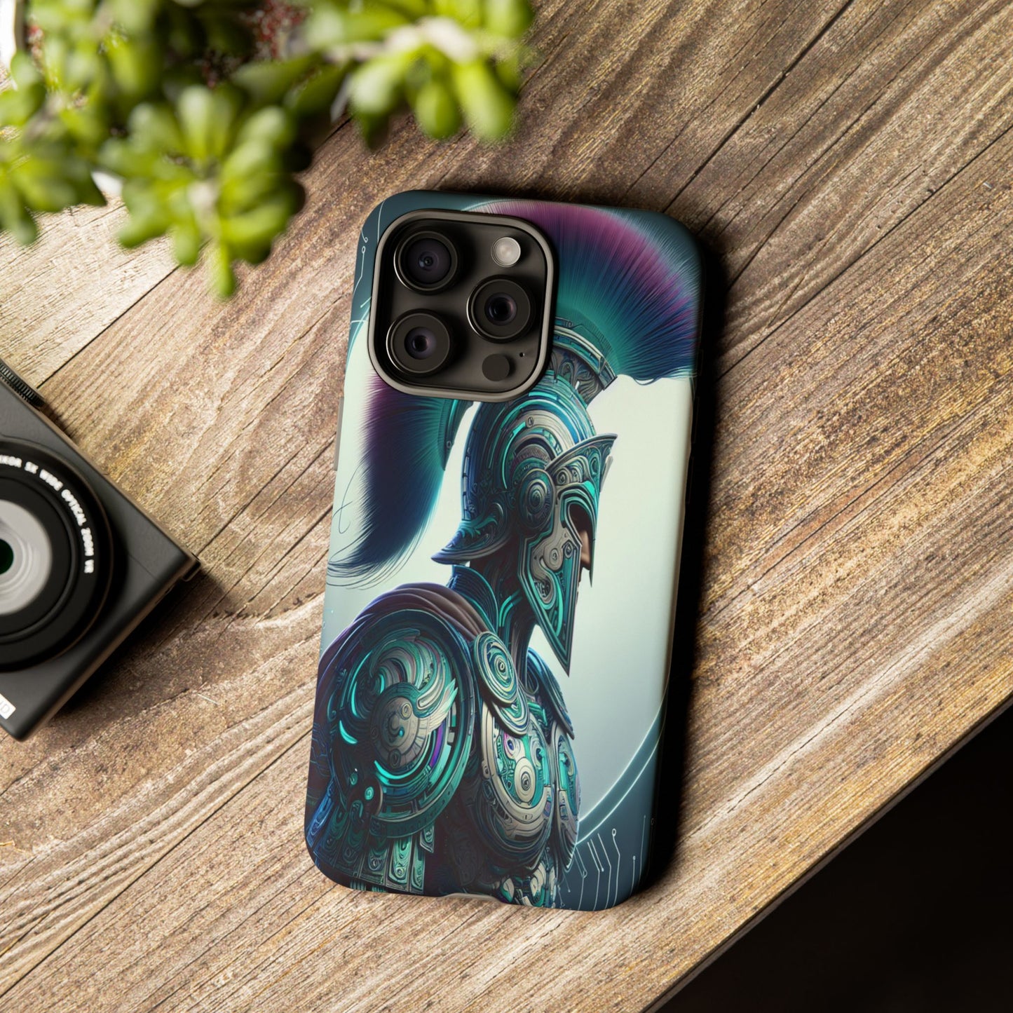 Custom ProtectiveGuardian of the Digital RealmIphone Case Compatible With Iphone 16 15 14 - Phone Cover