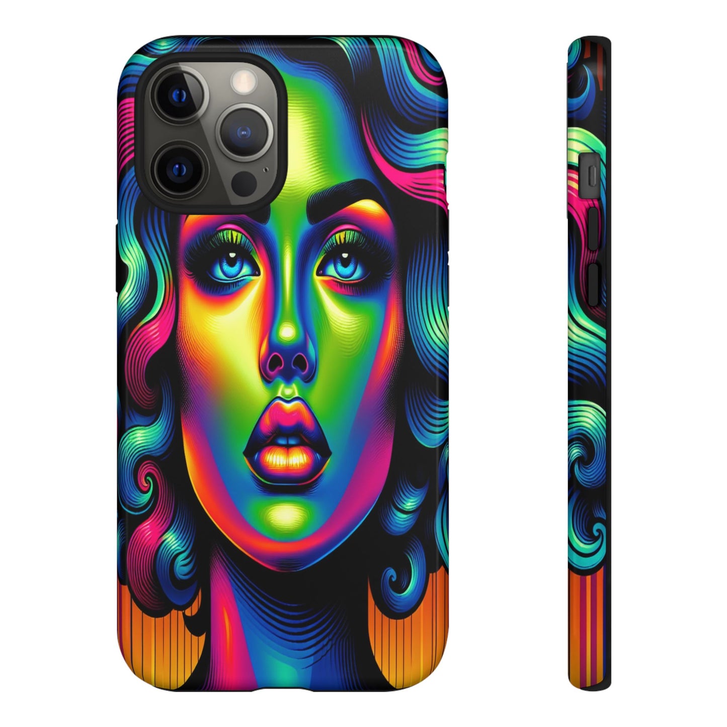 Custom Protective Spectrum Radiance Iphone Case Compatible With Iphone 16 15 14 - Phone Cover