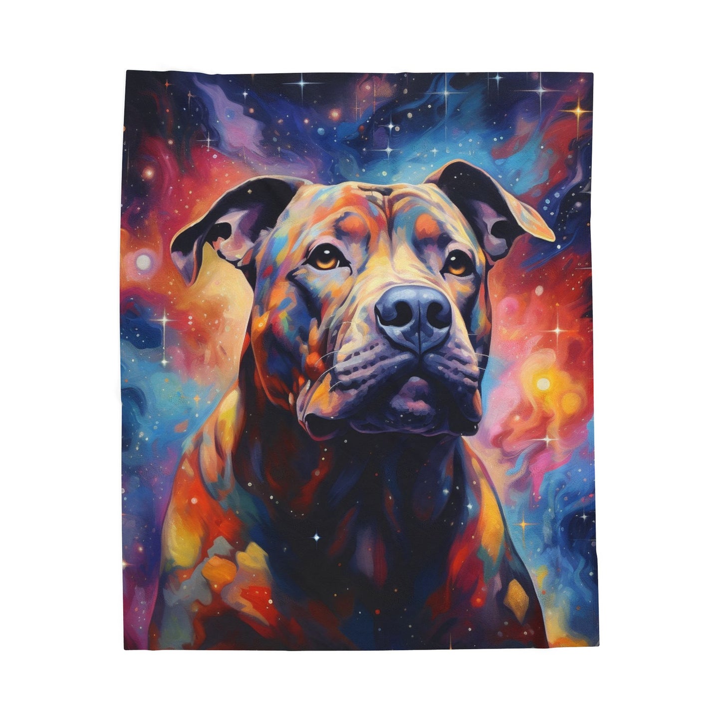 Canine Amidst the Stars- Plush Blanket