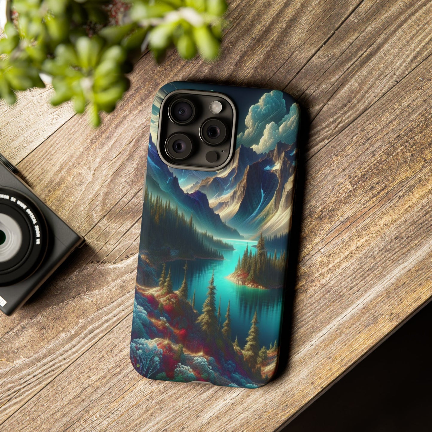 Custom ProtectiveMajestic Peaks and Tranquil WatersIphone Case Compatible With Iphone 16 15 14 - Phone Cover