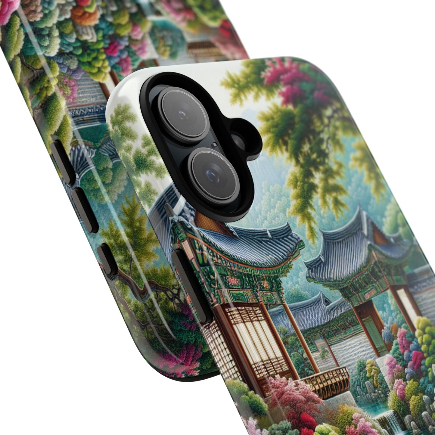 Custom ProtectiveTranquil Garden RetreatIphone Case Compatible With Iphone 16 15 14 - Phone Cover