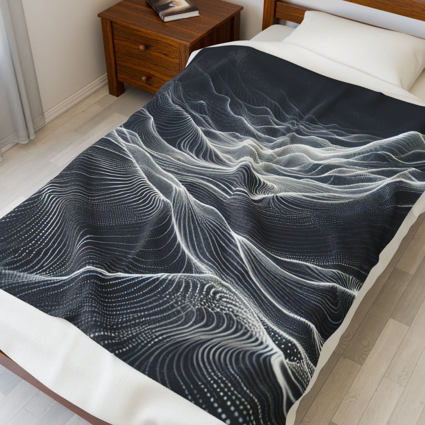 Waves of Infinity - Plush Blanket