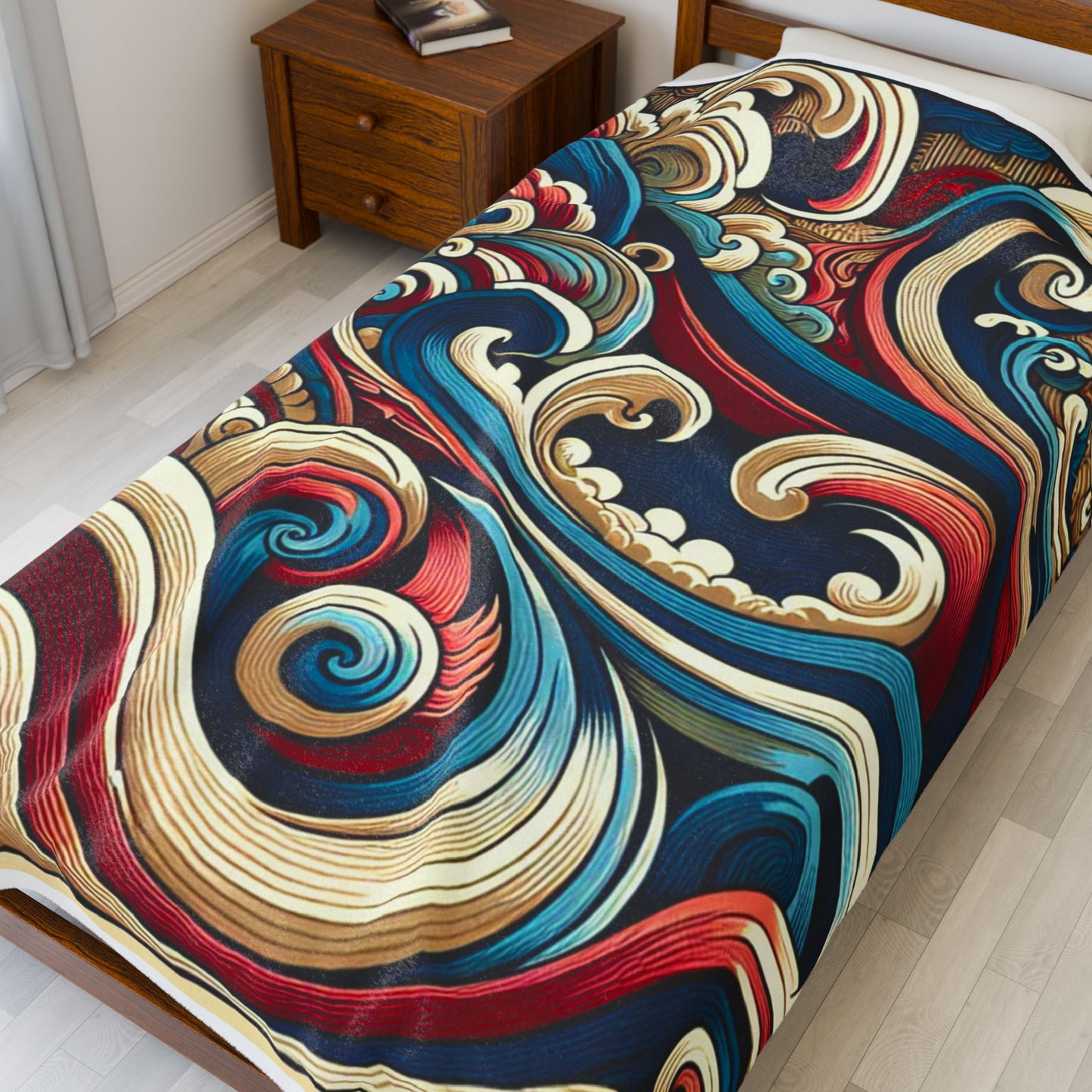 Swirling Currents of Creativity - Plush Blanket