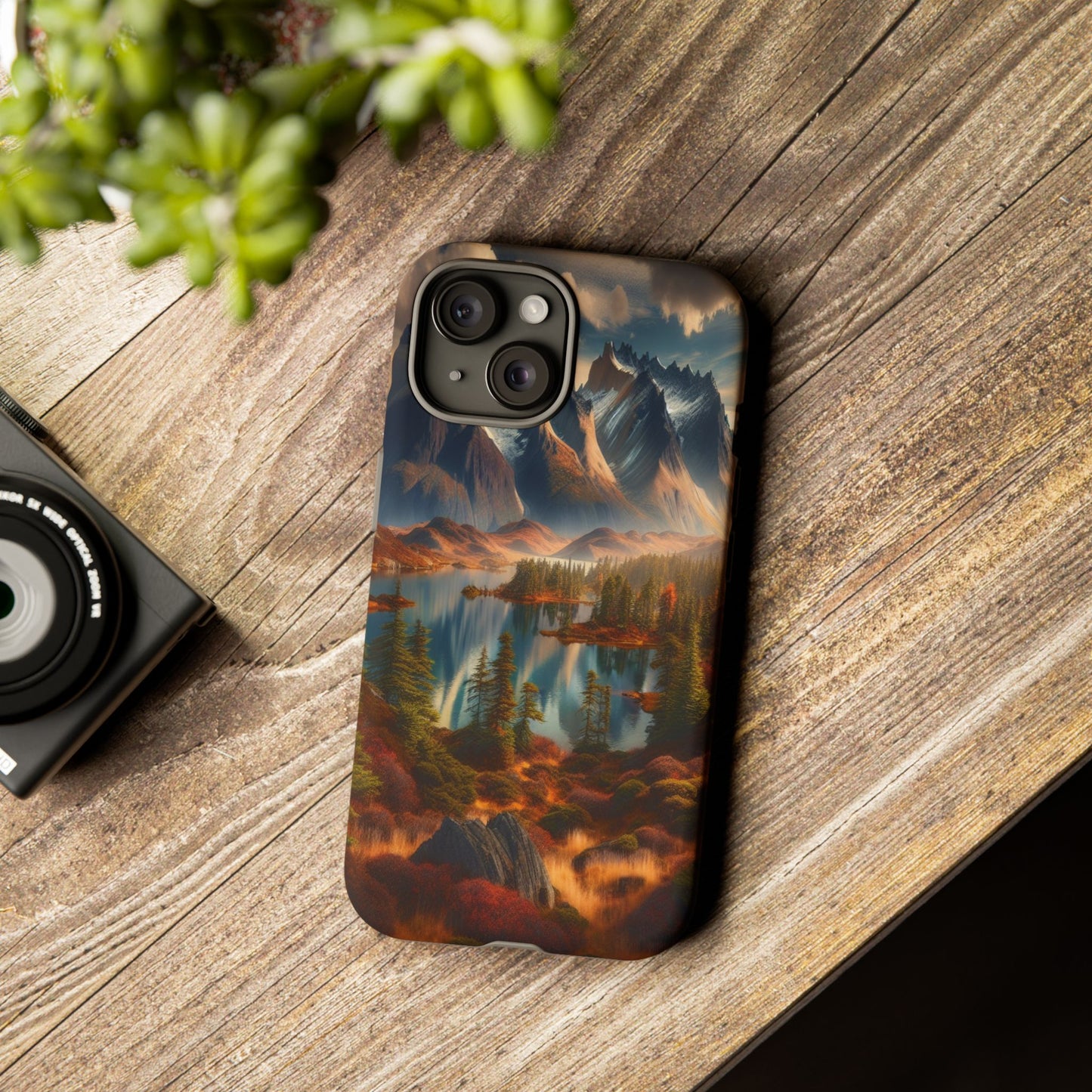 Custom ProtectiveMajestic Peaks and Tranquil WatersIphone Case Compatible With Iphone 16 15 14 - Phone Cover