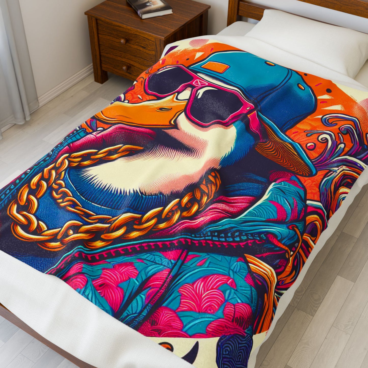 Duck in Style - Plush Blanket