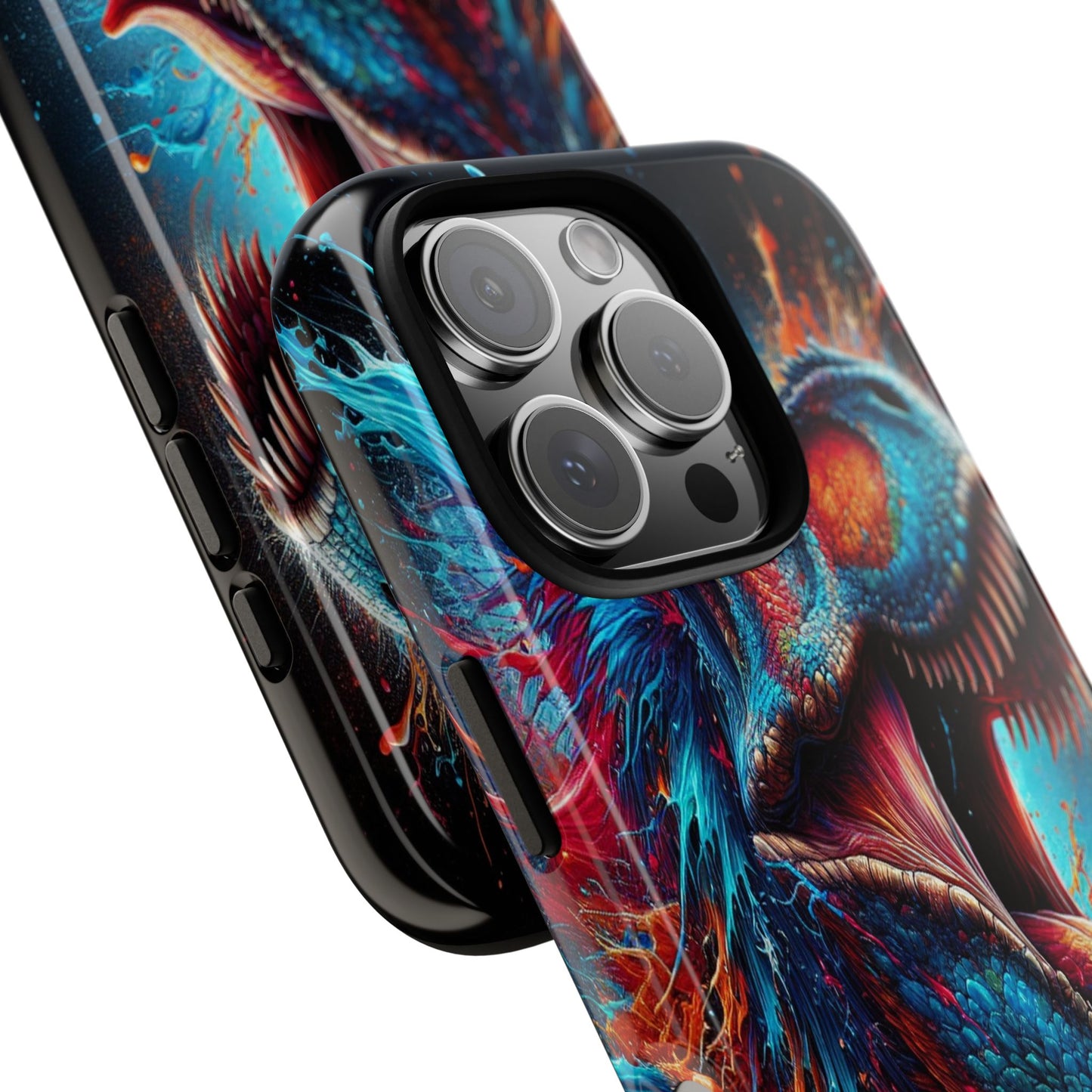 Colorburst Dinosaur Roar - Phone Case