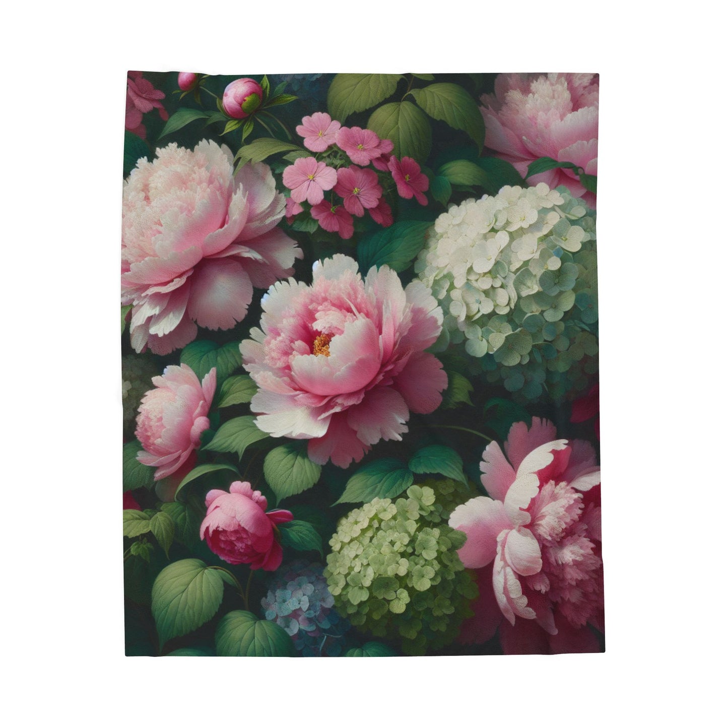 Bountiful Blooms - Plush Blanket