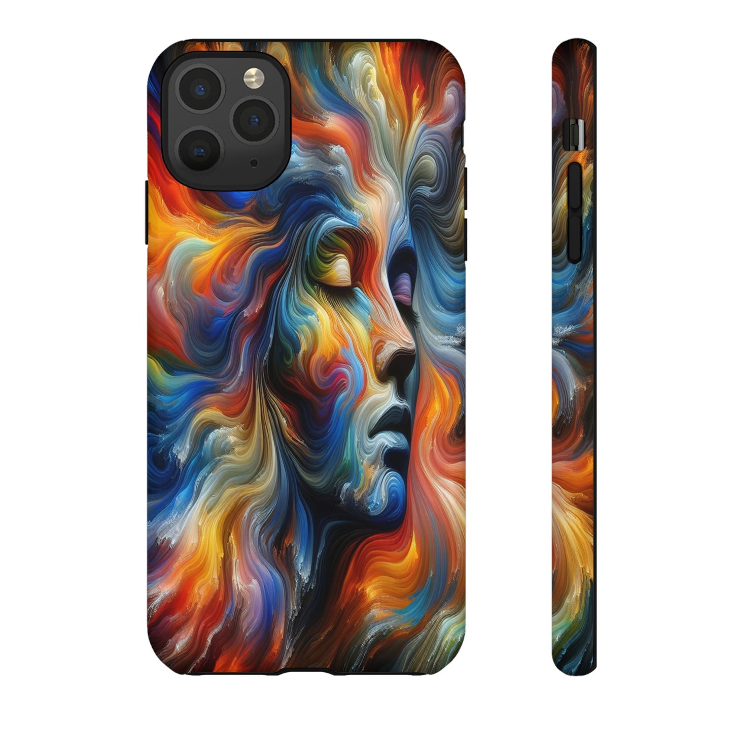 Custom Protective Whirlwind of Colors Iphone Case Compatible With Iphone 16 15 14 - Phone Cover
